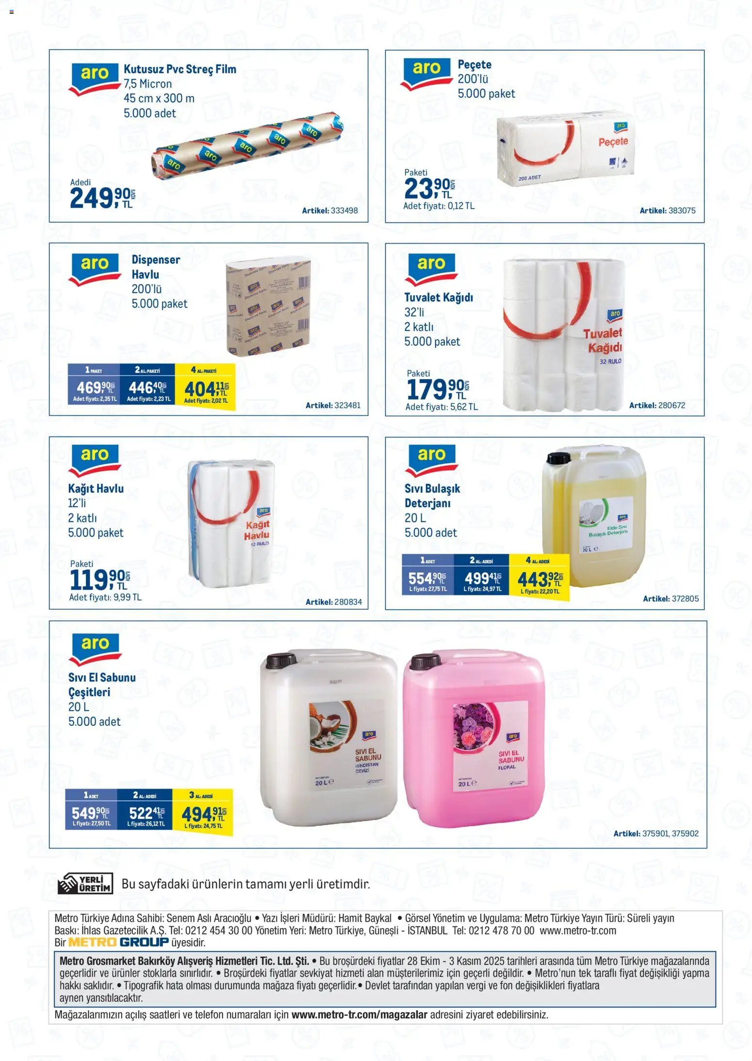 Metro - İşletmelerin En Temel İhtiyaçları Metro'da Çok Avantajlı