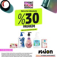 Kipa AVM Katı ve Sıvı Sabunlarda %30 İndirim