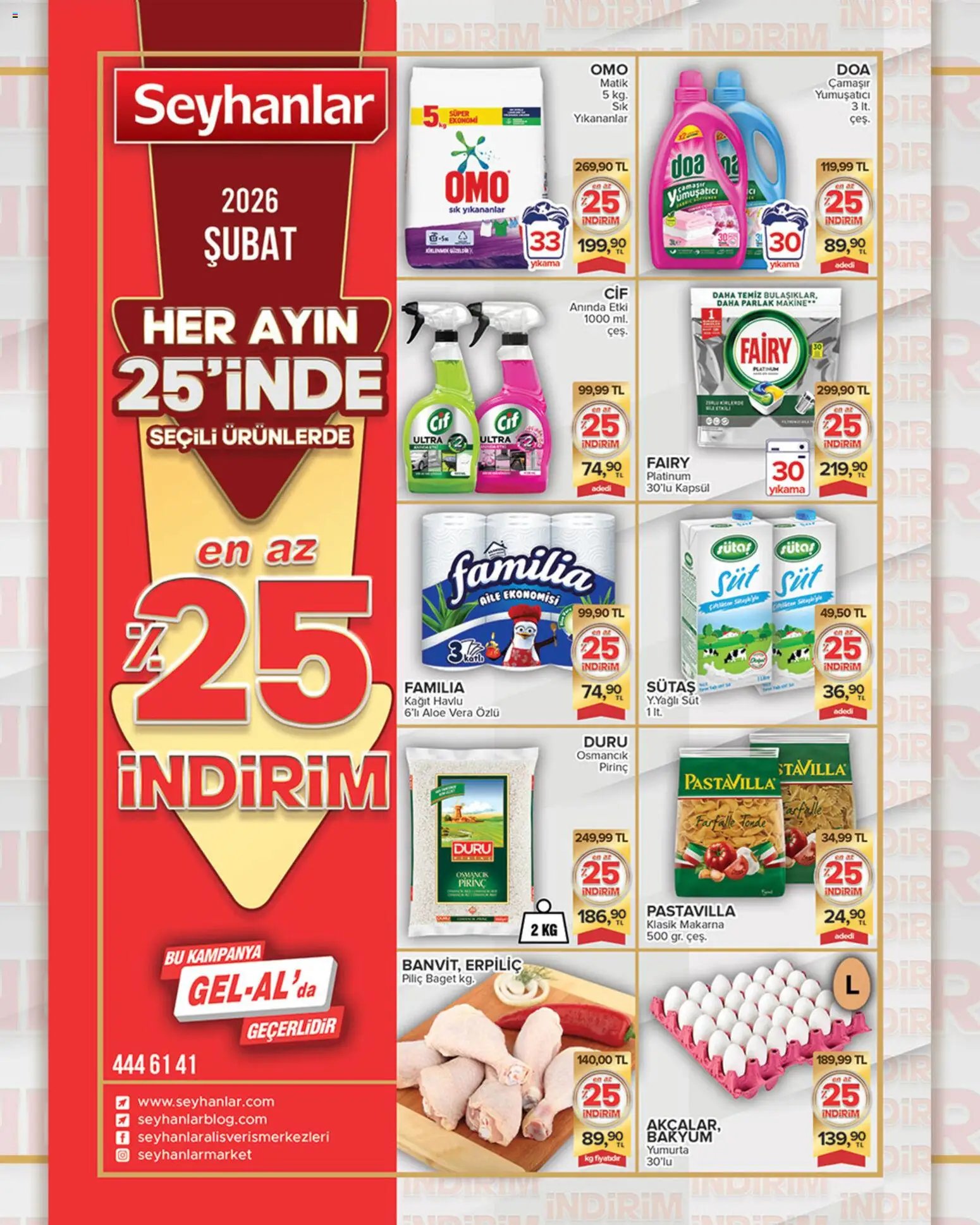 Seyhanlar Market Katalog %25 İndirim