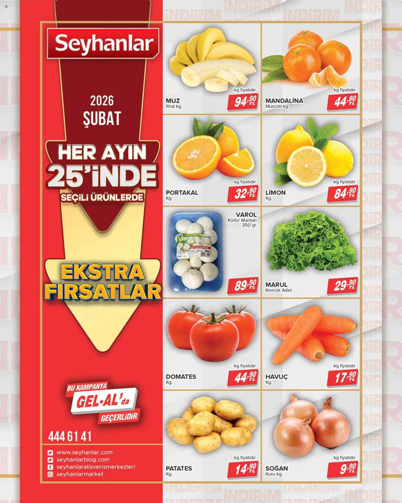 Seyhanlar Market Katalog %25 İndirim