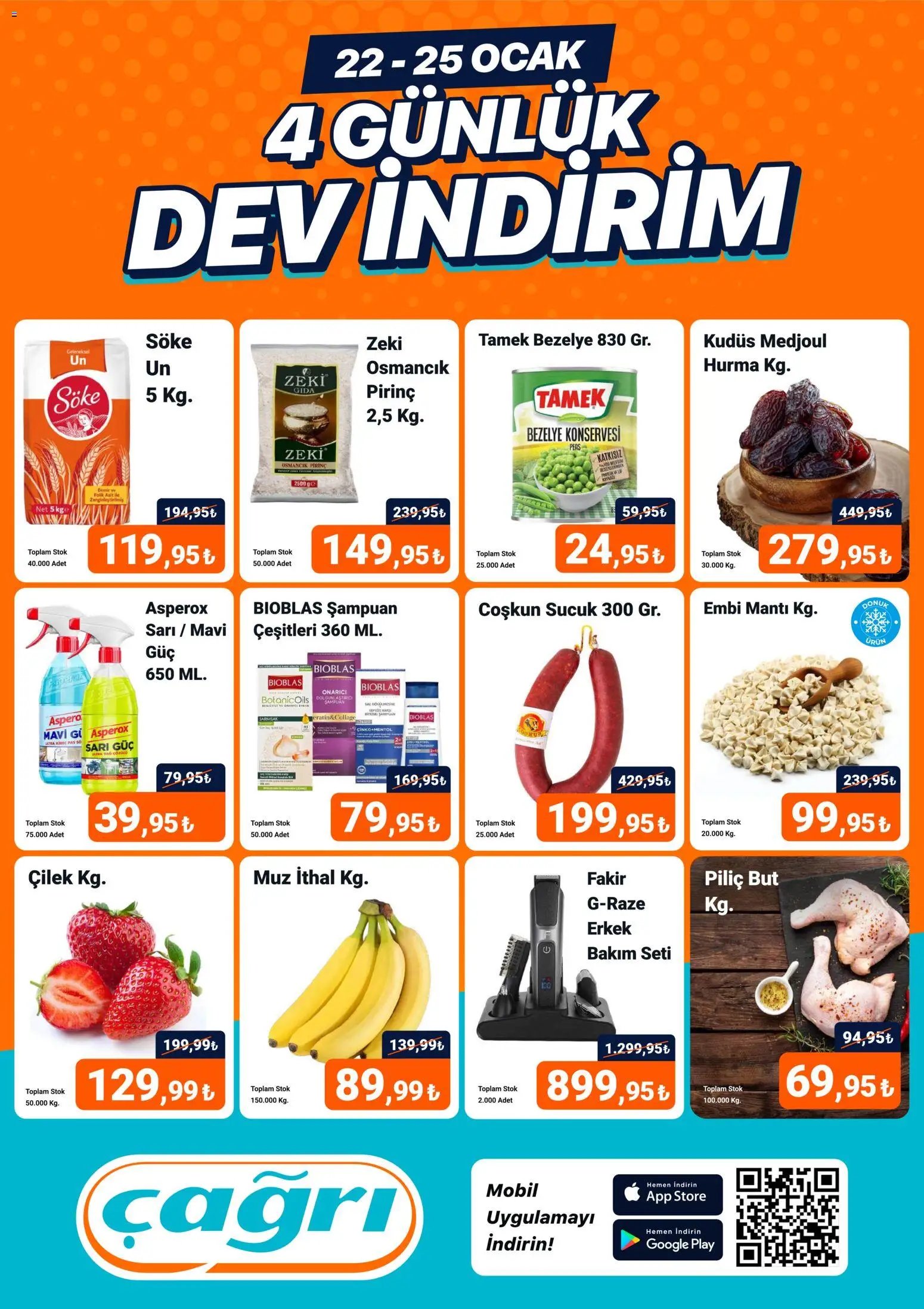 Çağrı Market - 4 Günlük Dev İndirim