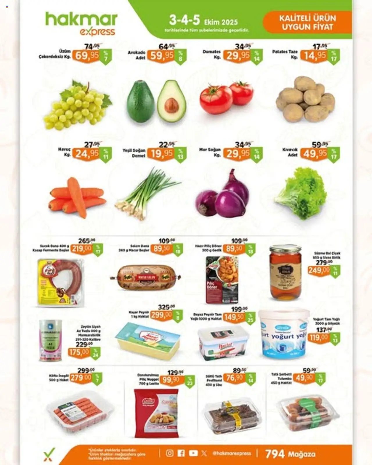 Hakmar Express Hafta Sonu indirimleri