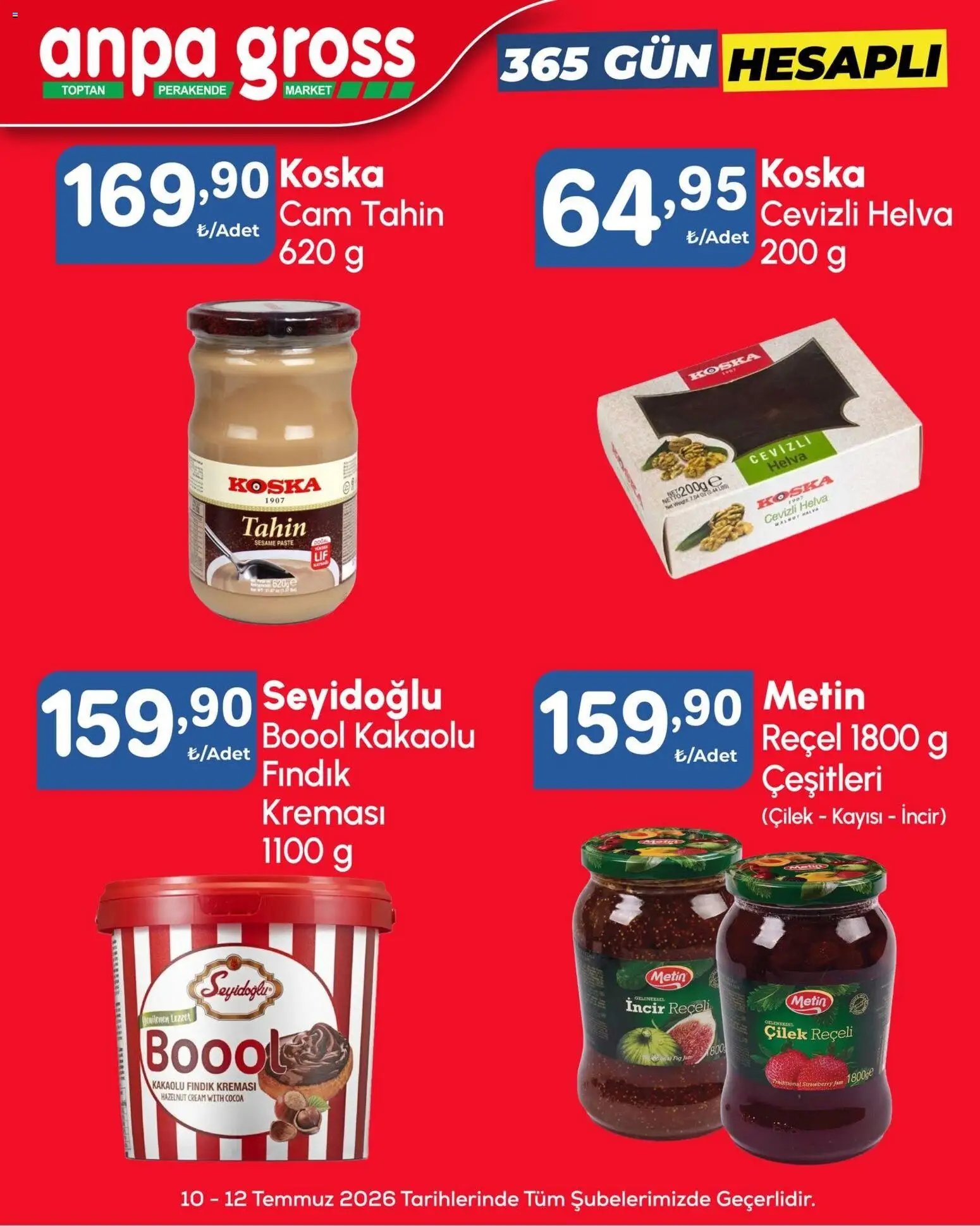 Anpa Gross - Hafta sonu fırsatları