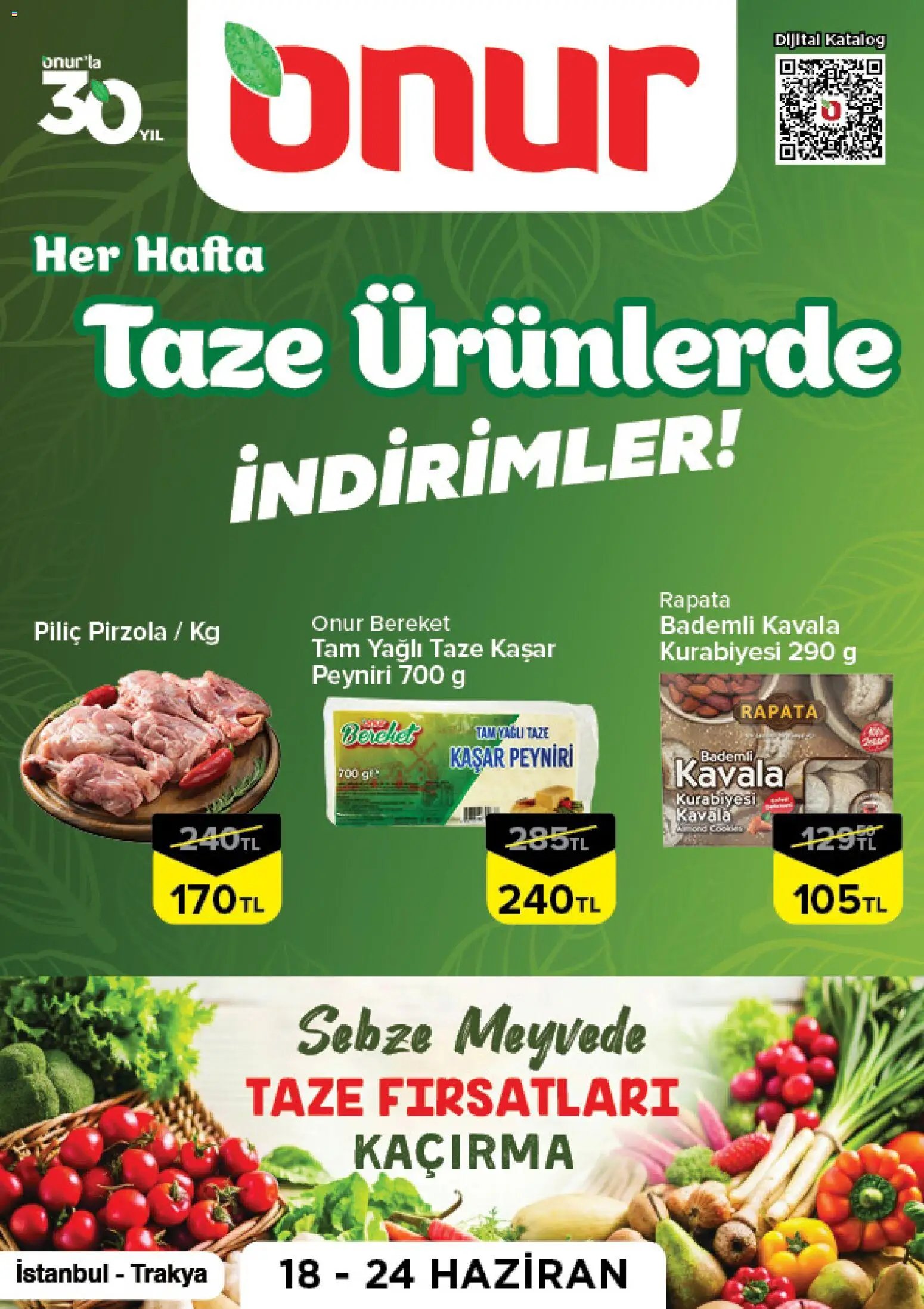 Onur Market - Taze Ürünlerde İndirimler