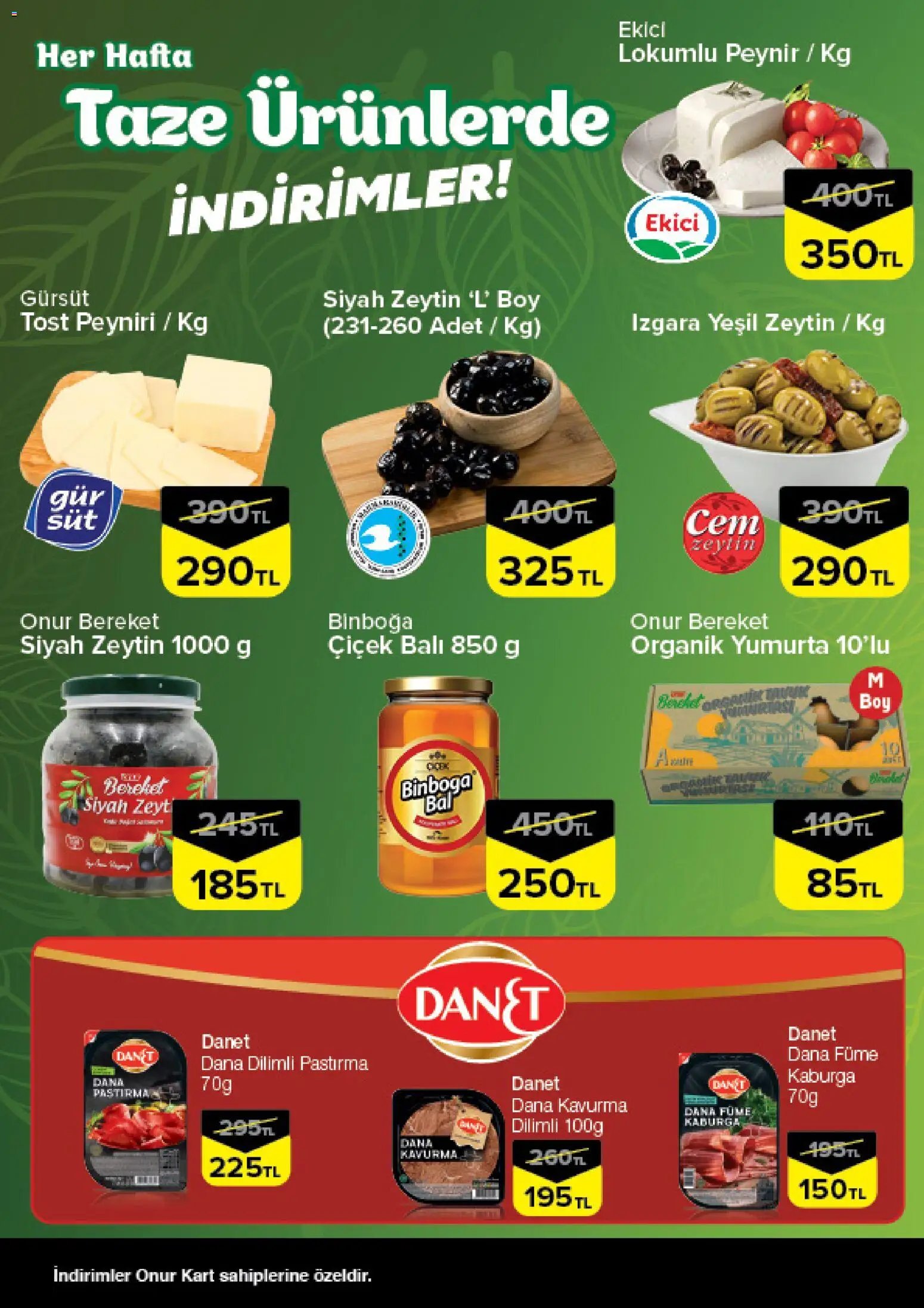 Onur Market - Taze Ürünlerde İndirimler