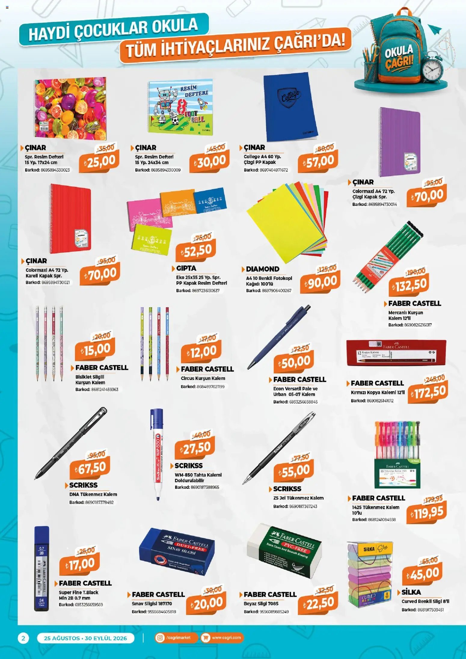 Çağrı Market - Kırtasiye Katalog
