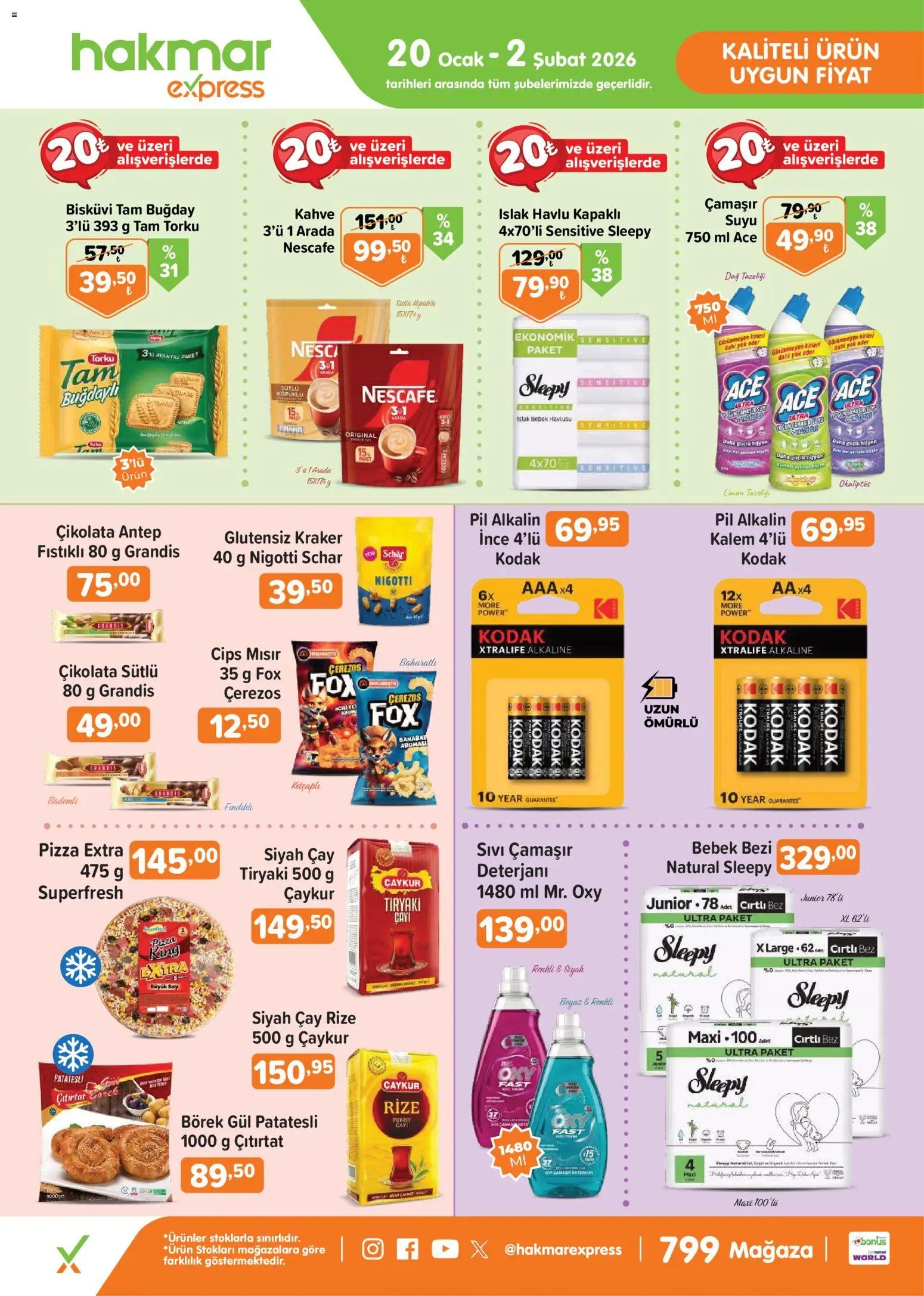 Hakmar Express Salı Aktüel Ürünler