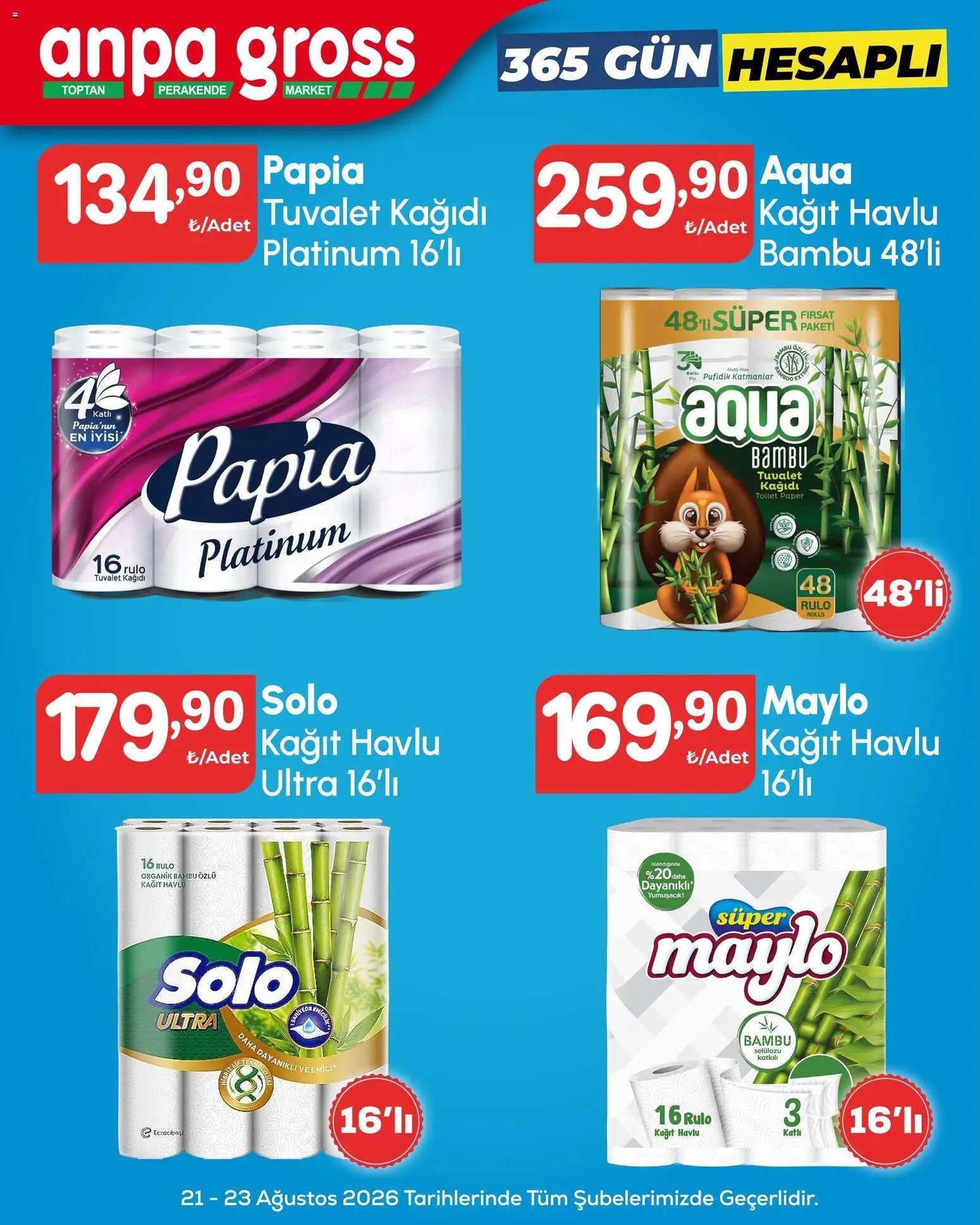 Anpa Gross - Hafta sonu fırsatları
