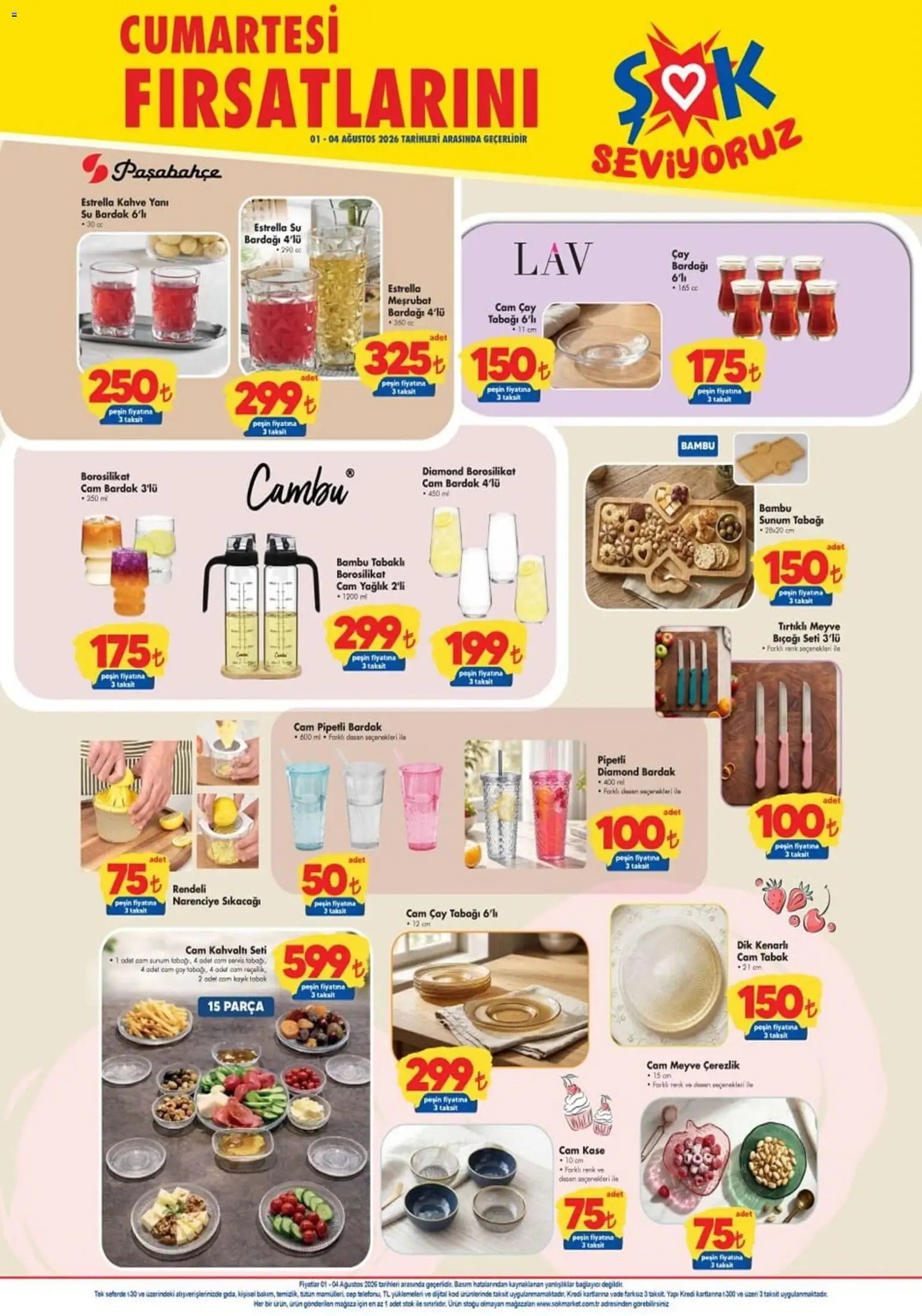 Şok Market - Hafta sonu fırsatları