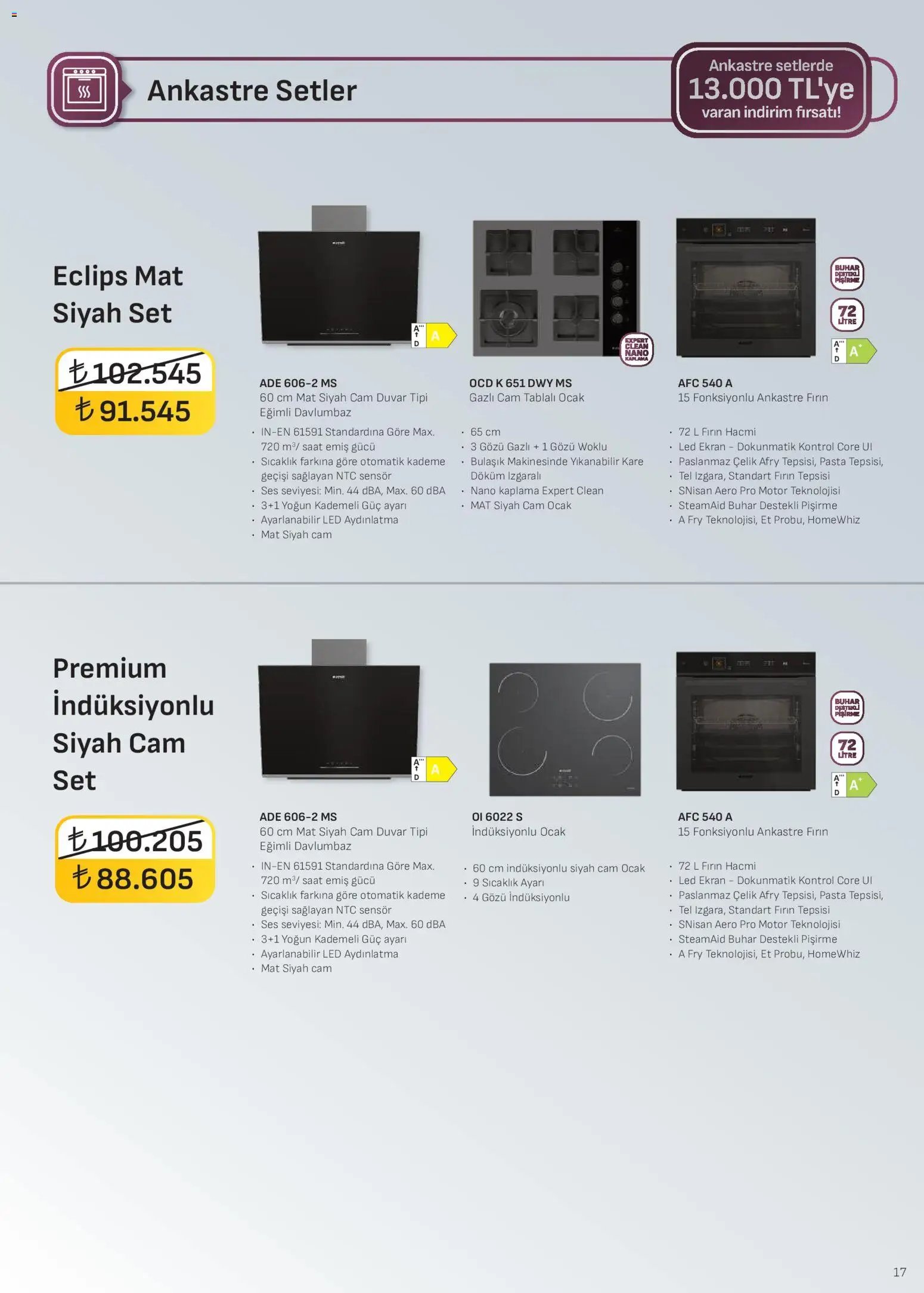 Arçelik - Ankastre Kataloğu