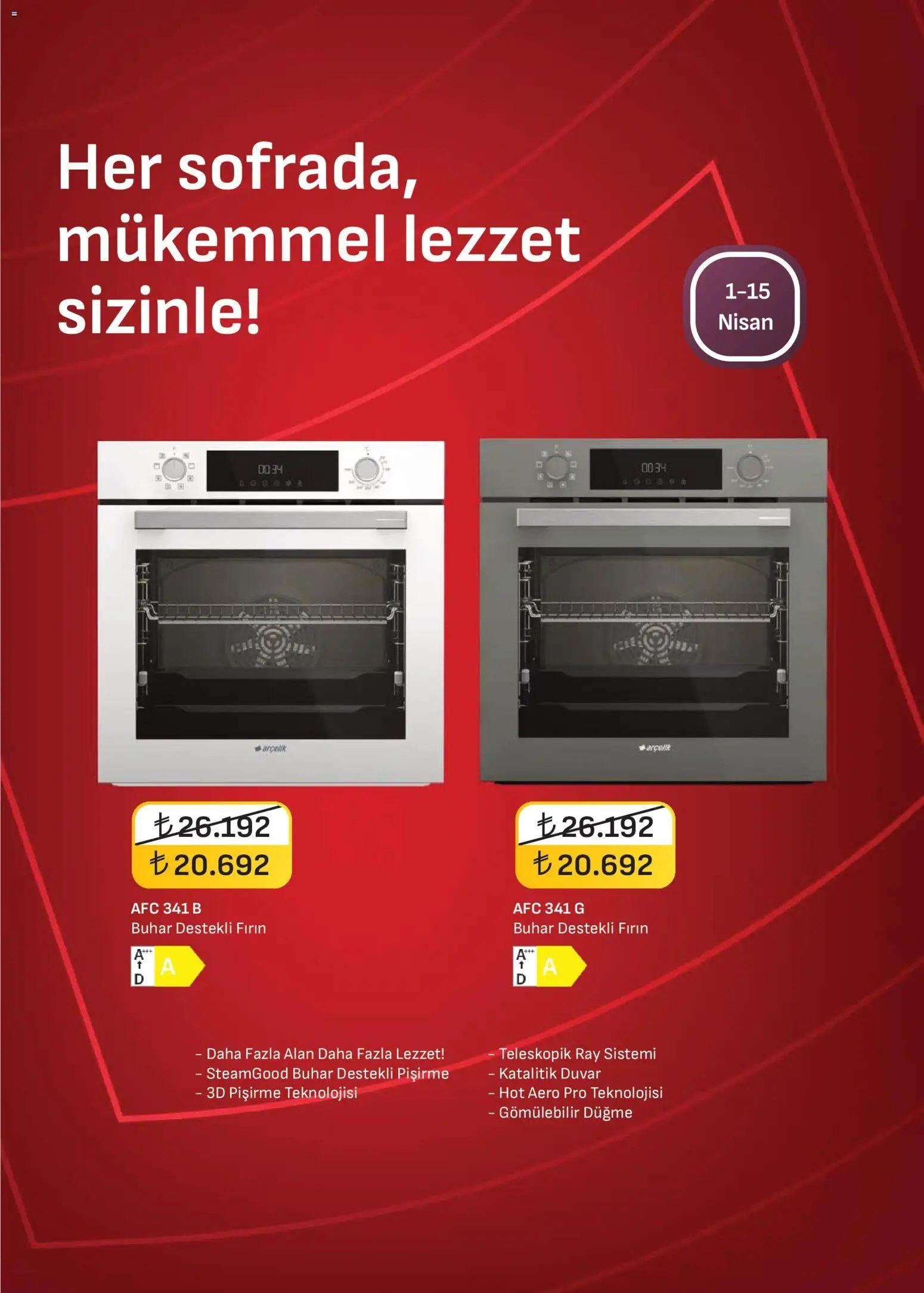 Arçelik - Ankastre Kataloğu