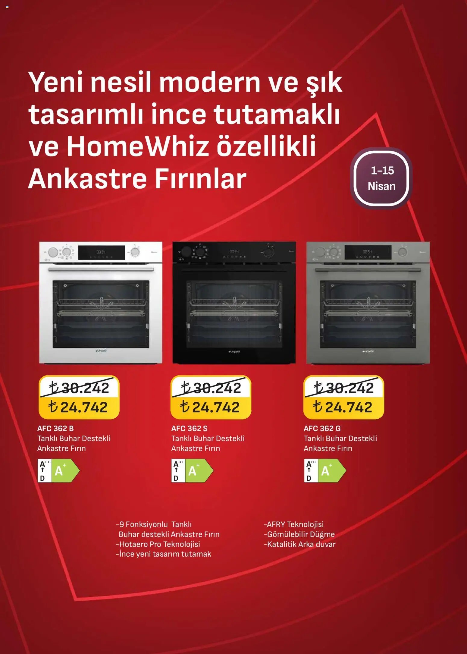 Arçelik - Ankastre Kataloğu