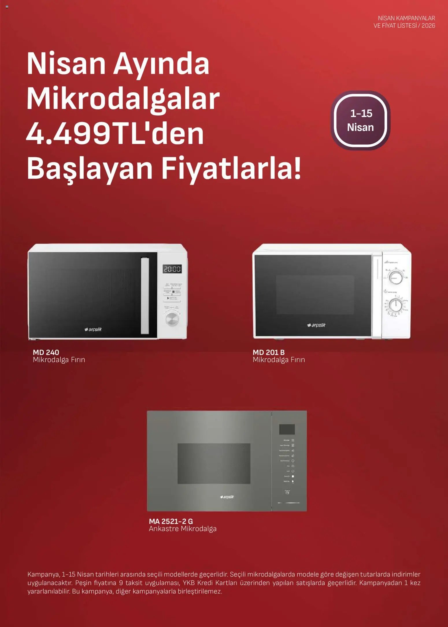 Arçelik - Ankastre Kataloğu