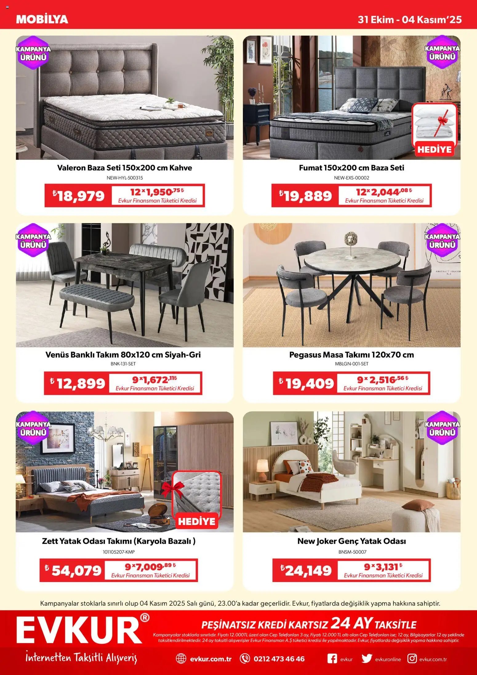 Evkur Muhteşem Fırsatlar