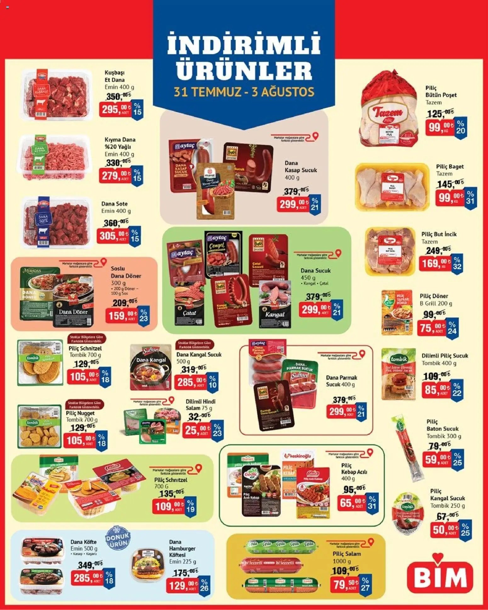 BİM - İndirimli Ürünler