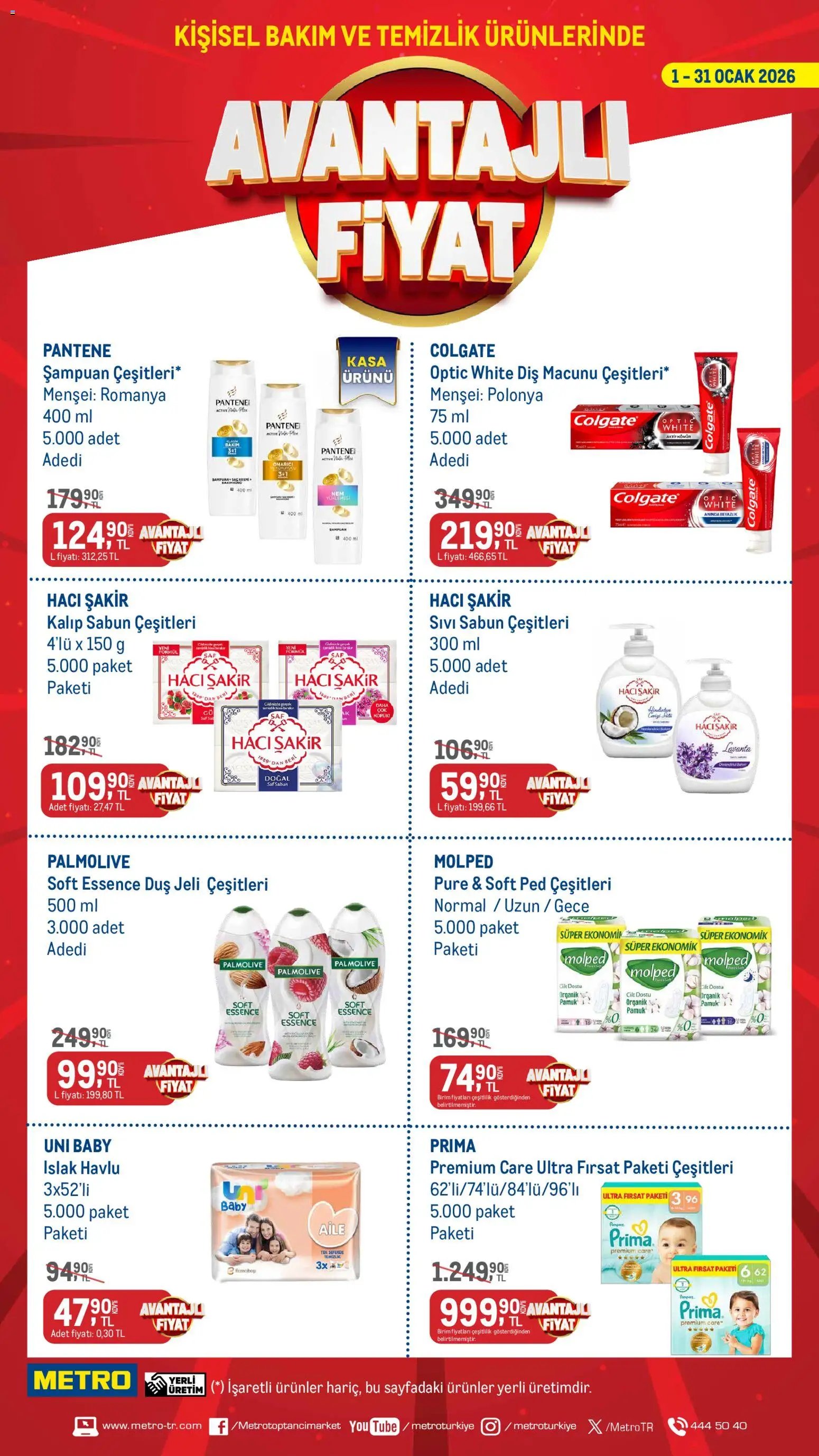 Metro - Kişisel Bakım ve Temizlik Ürünleri