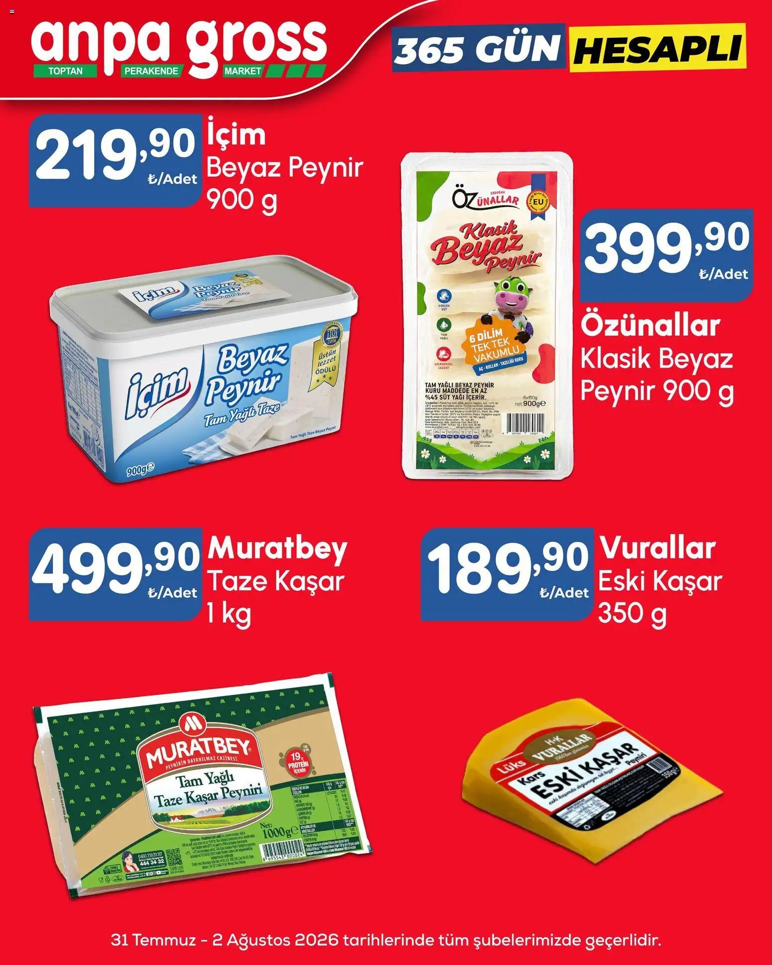 Anpa Gross - Hafta sonu fırsatları