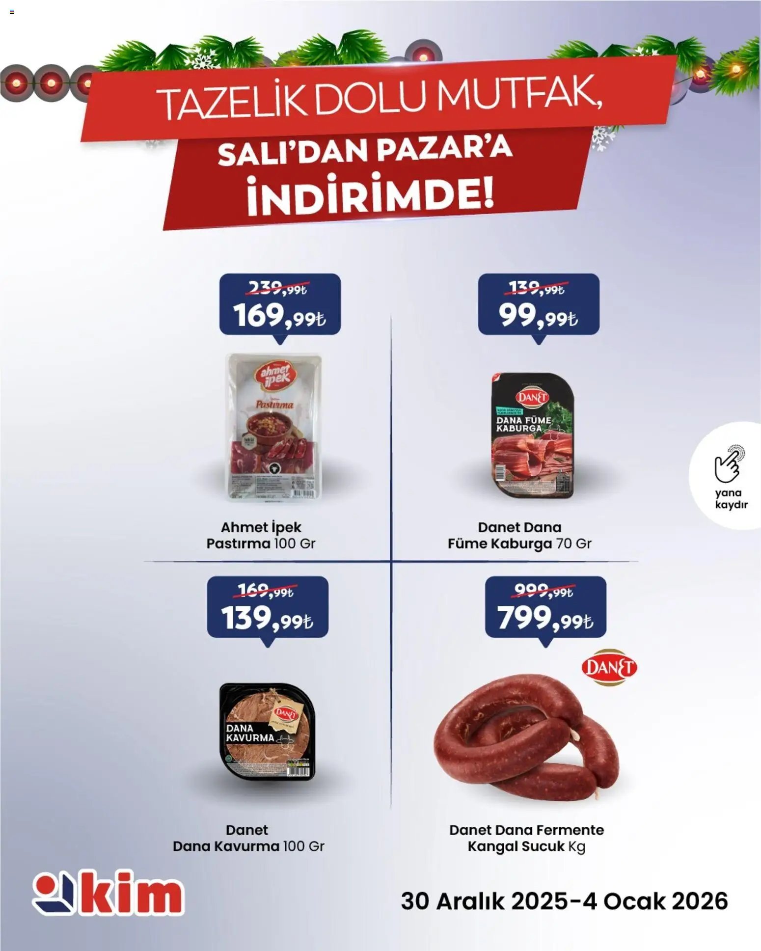 Kim Market Salı’dan Pazar’a Taze ve Temiz Seçimler!