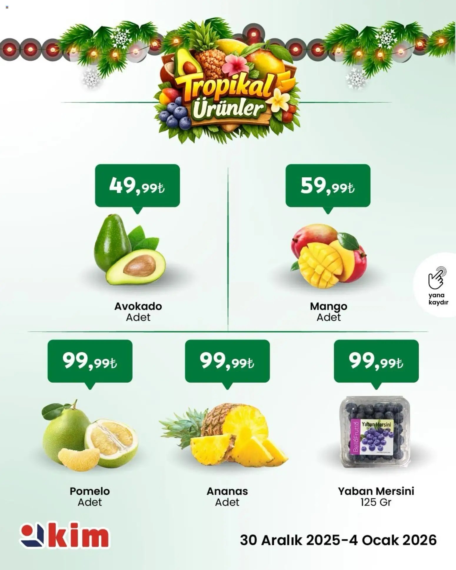 Kim Market Salı’dan Pazar’a Taze ve Temiz Seçimler!