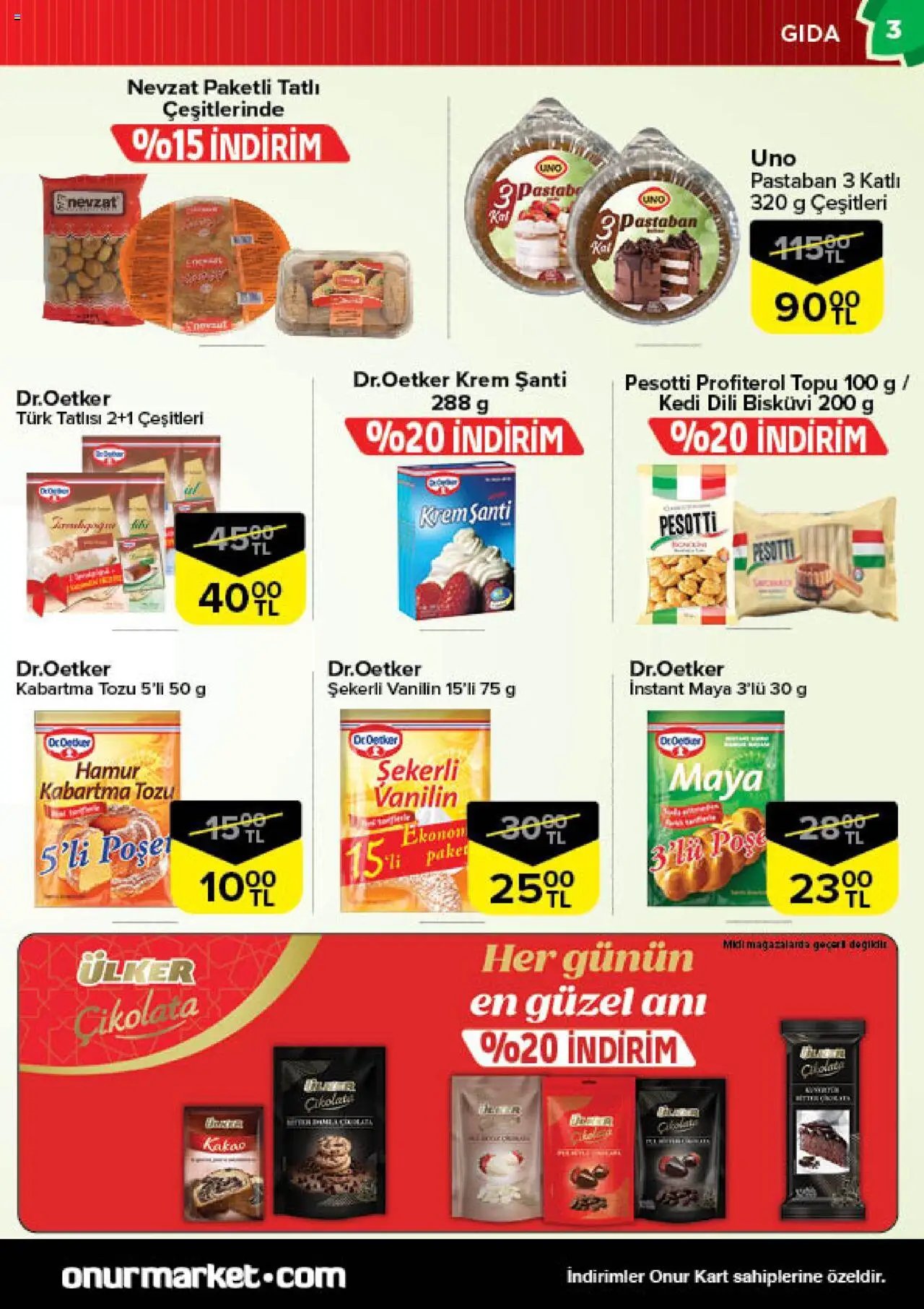 Onur Market Katalog - İstanbul