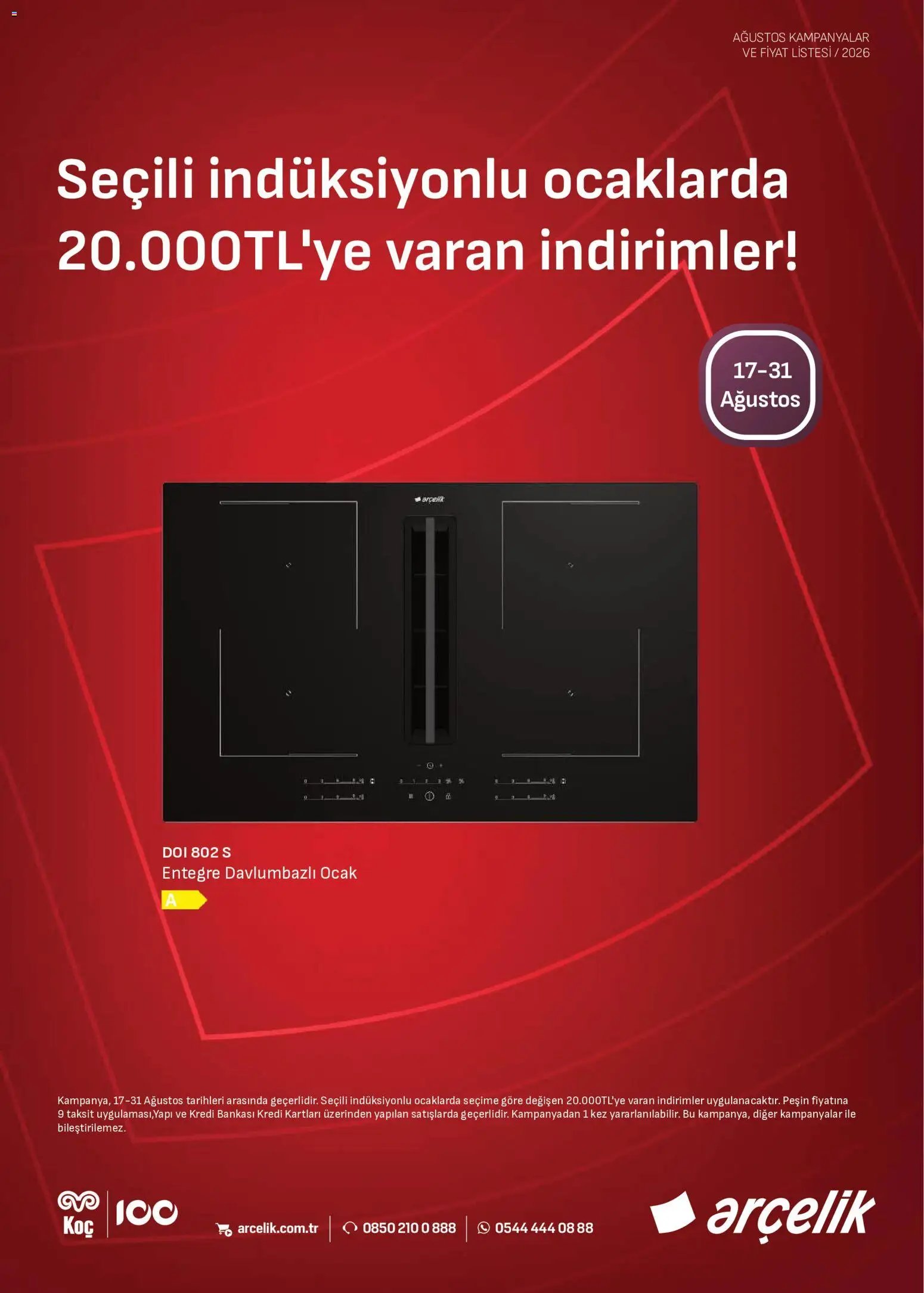 Arçelik - Ankastre Kataloğu