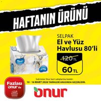 Onur Market - Haftanın Ürünü