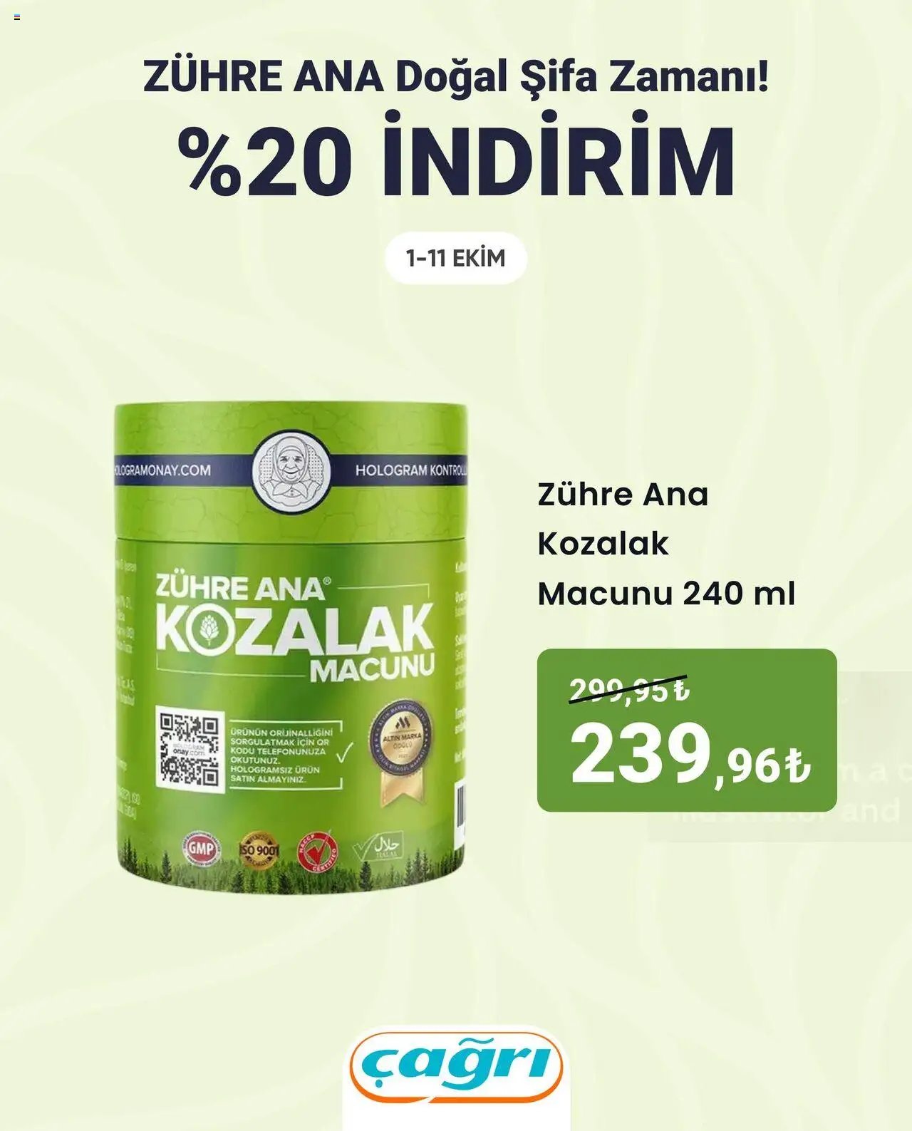 Çağrı Market Zühre Ana İle Doğal Şifa Zamanı!