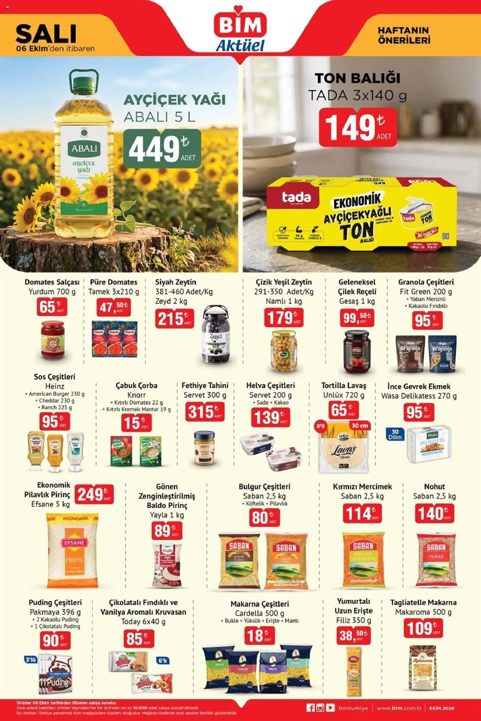 BİM - Katalog Salı