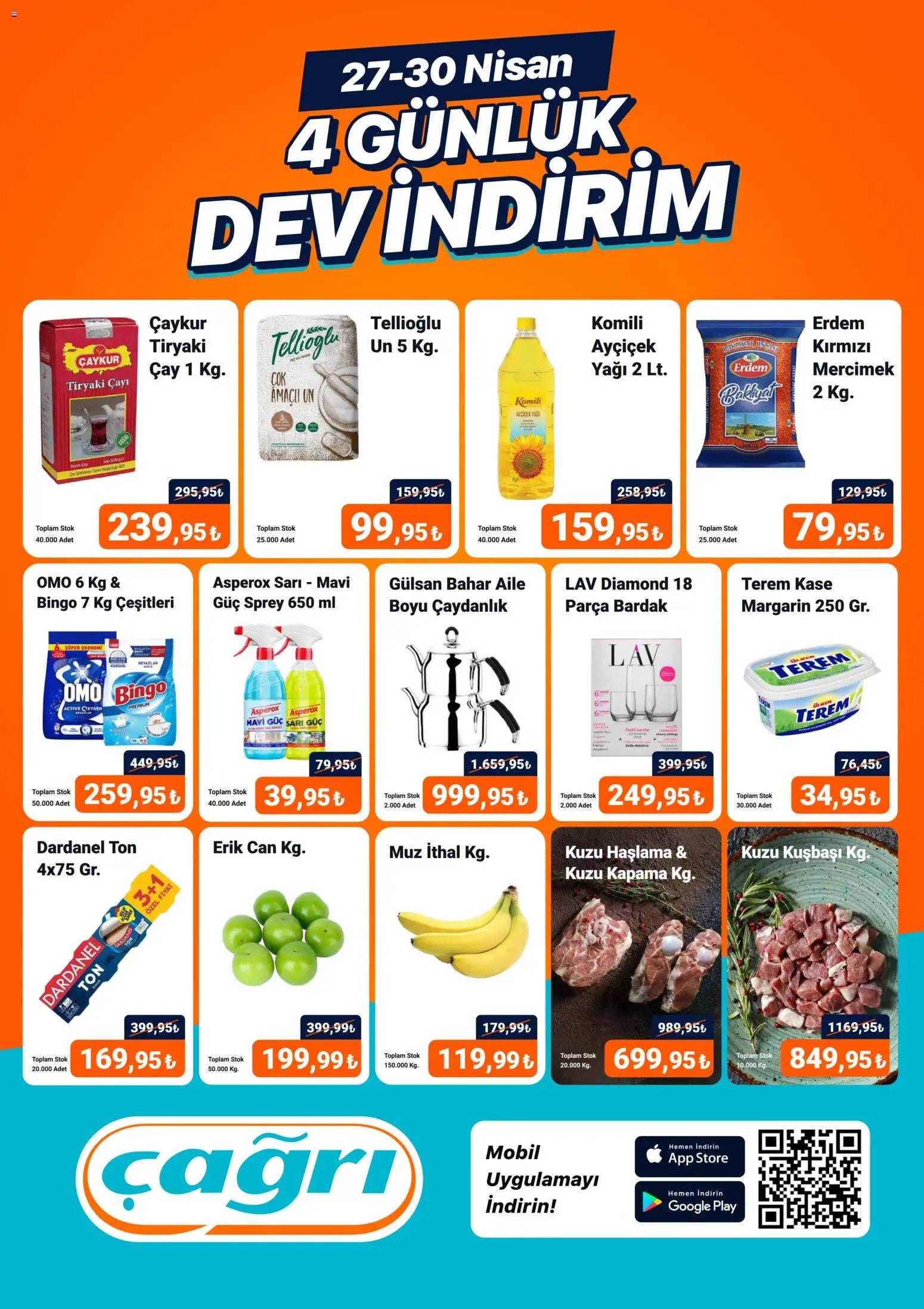 Çağrı Market - 4 Günlük Dev İndirim