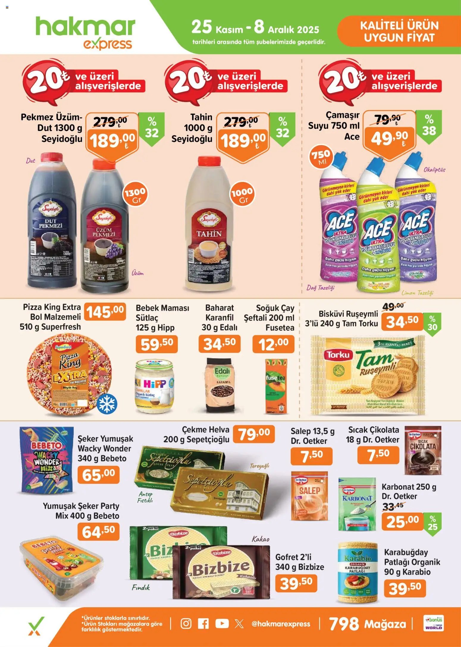 Hakmar Express Salı Aktüel Ürünler