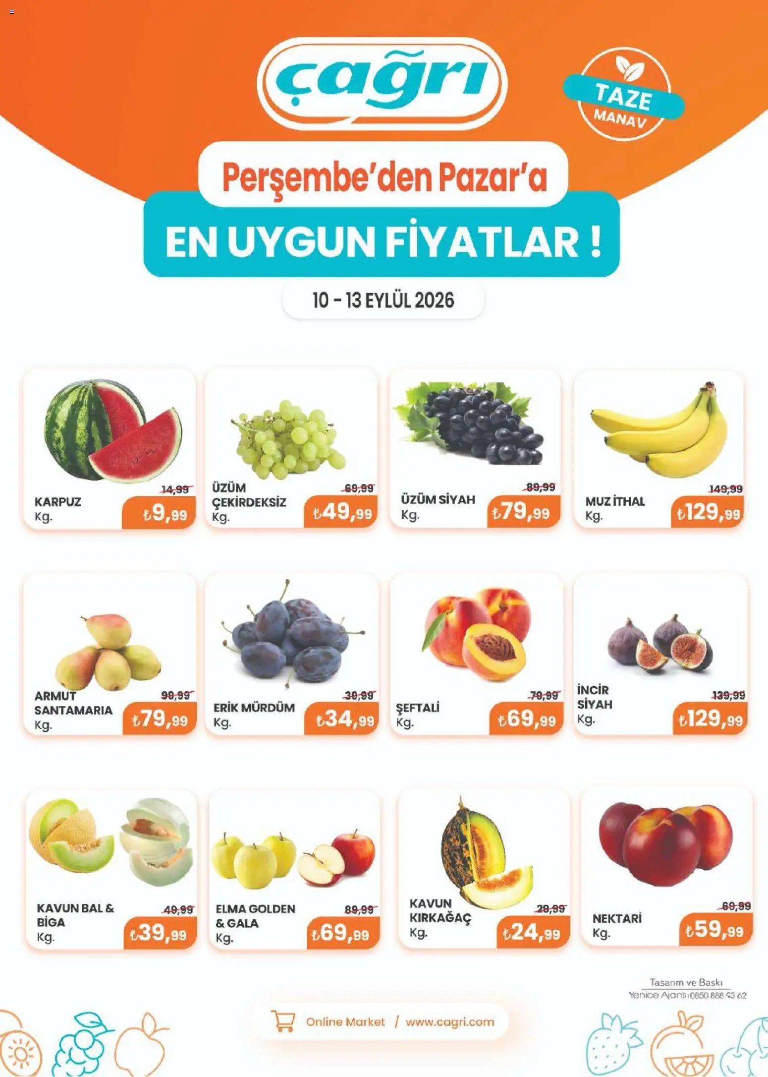 Çağrı Market - Manav Katalog