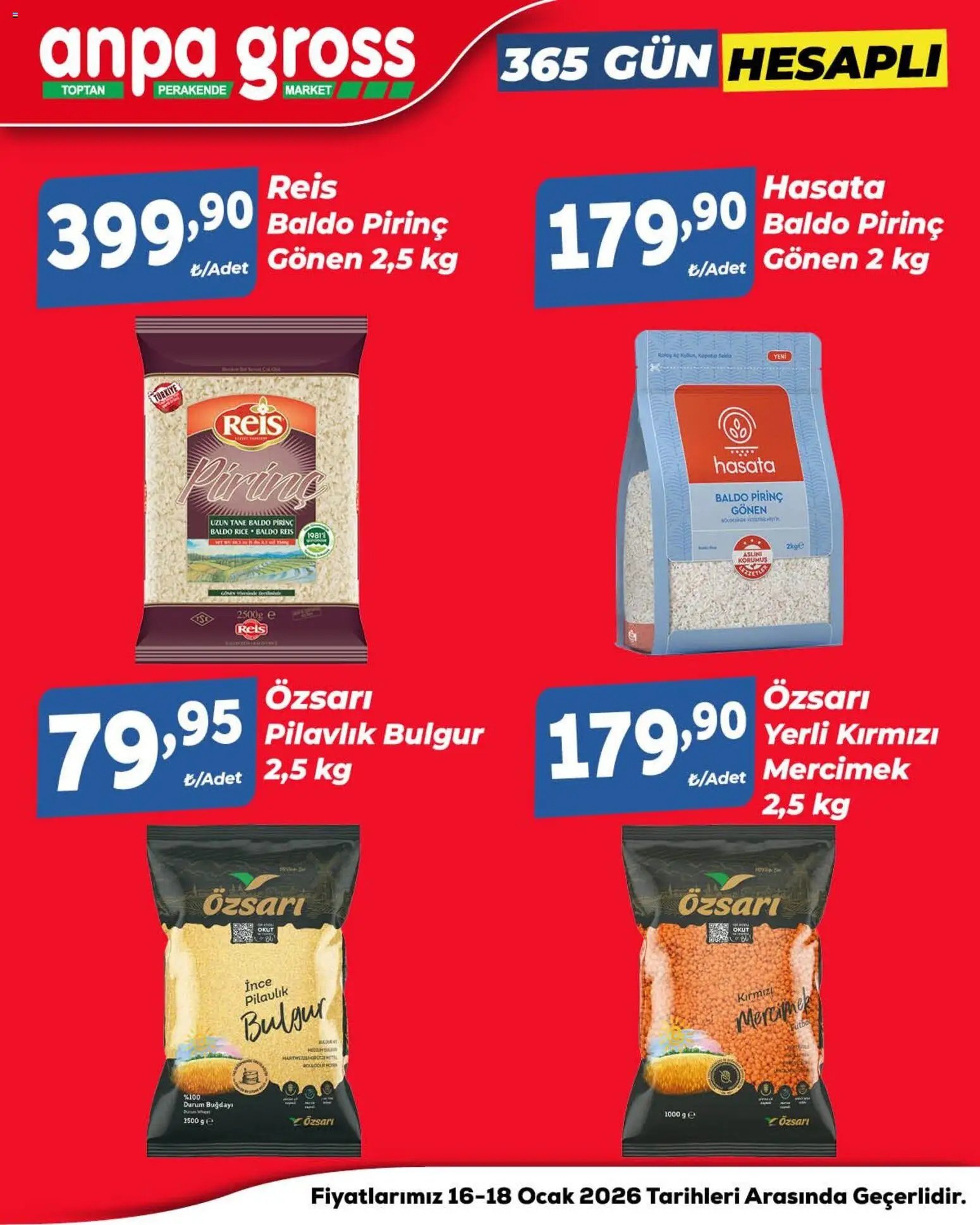 Anpa Gross Hafta Sonu Fırsatları