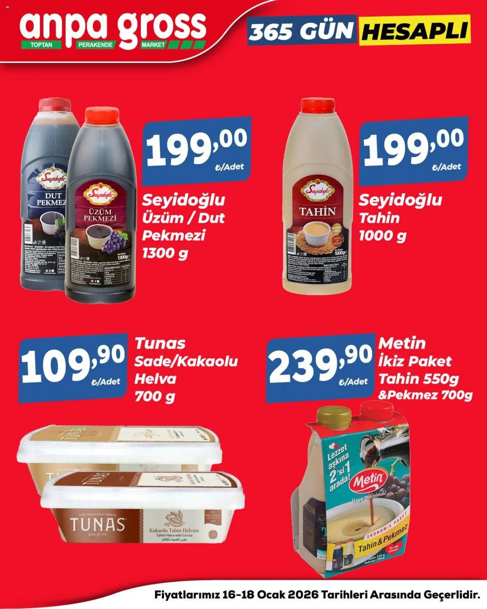 Anpa Gross Hafta Sonu Fırsatları