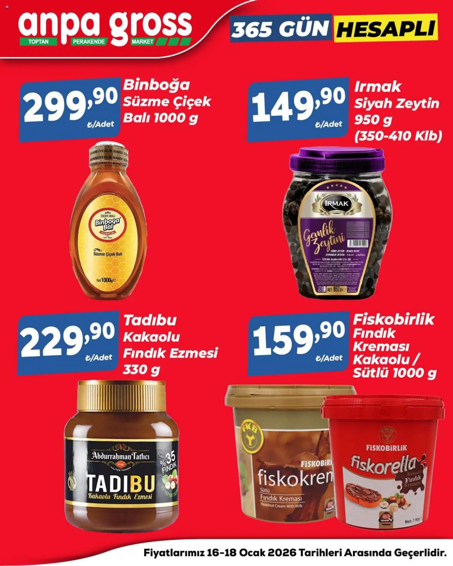 Anpa Gross Hafta Sonu Fırsatları