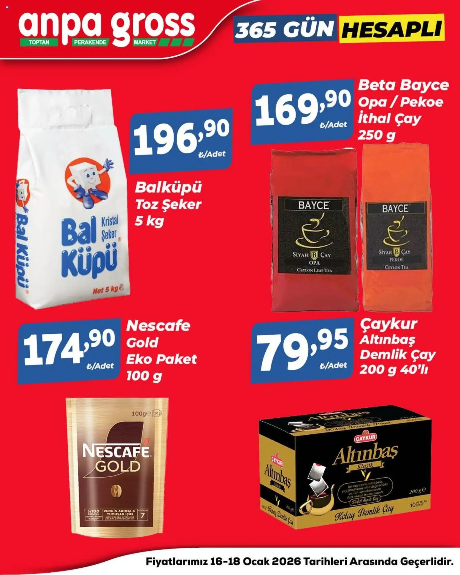 Anpa Gross Hafta Sonu Fırsatları