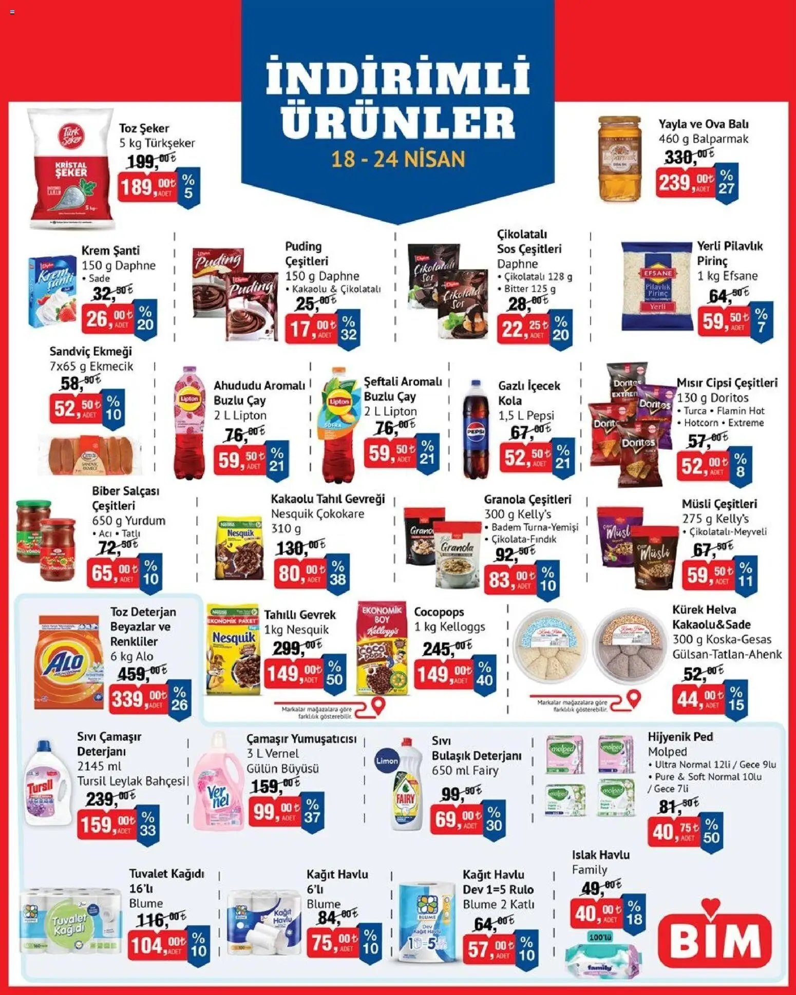 BİM - İndirimli Ürünler