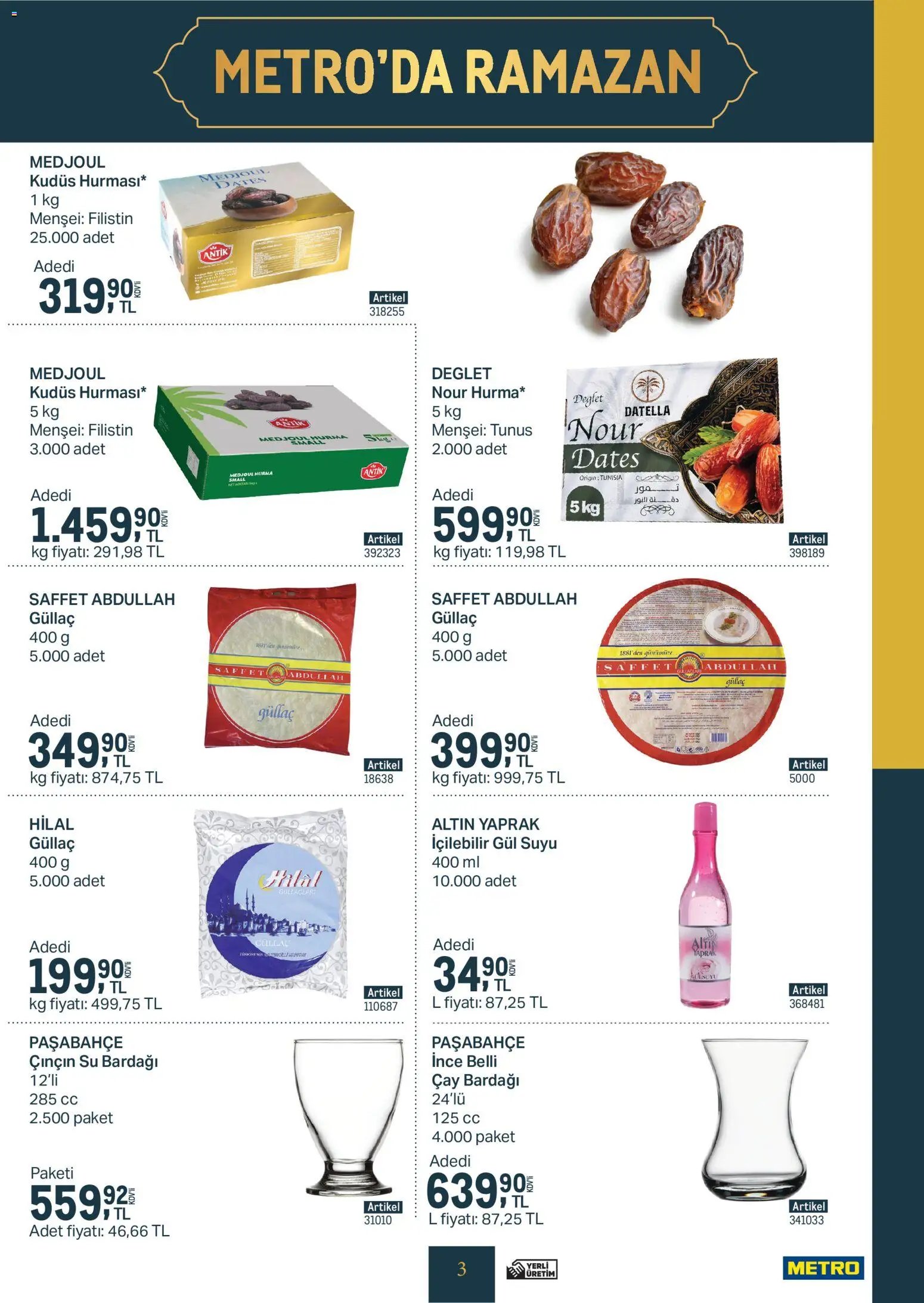 Metro - Kurum ve İşletme Mutfakları