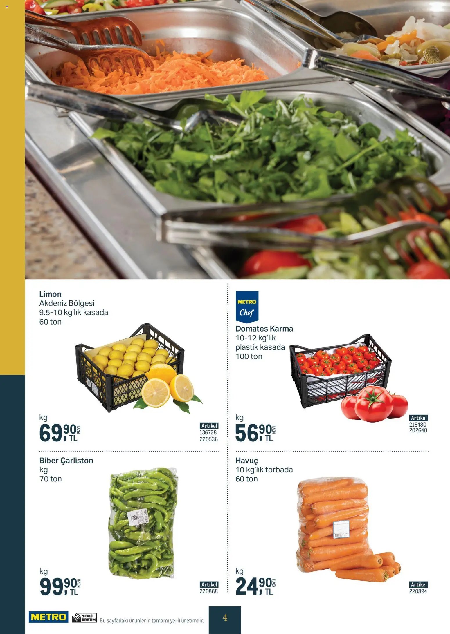 Metro - Kurum ve İşletme Mutfakları