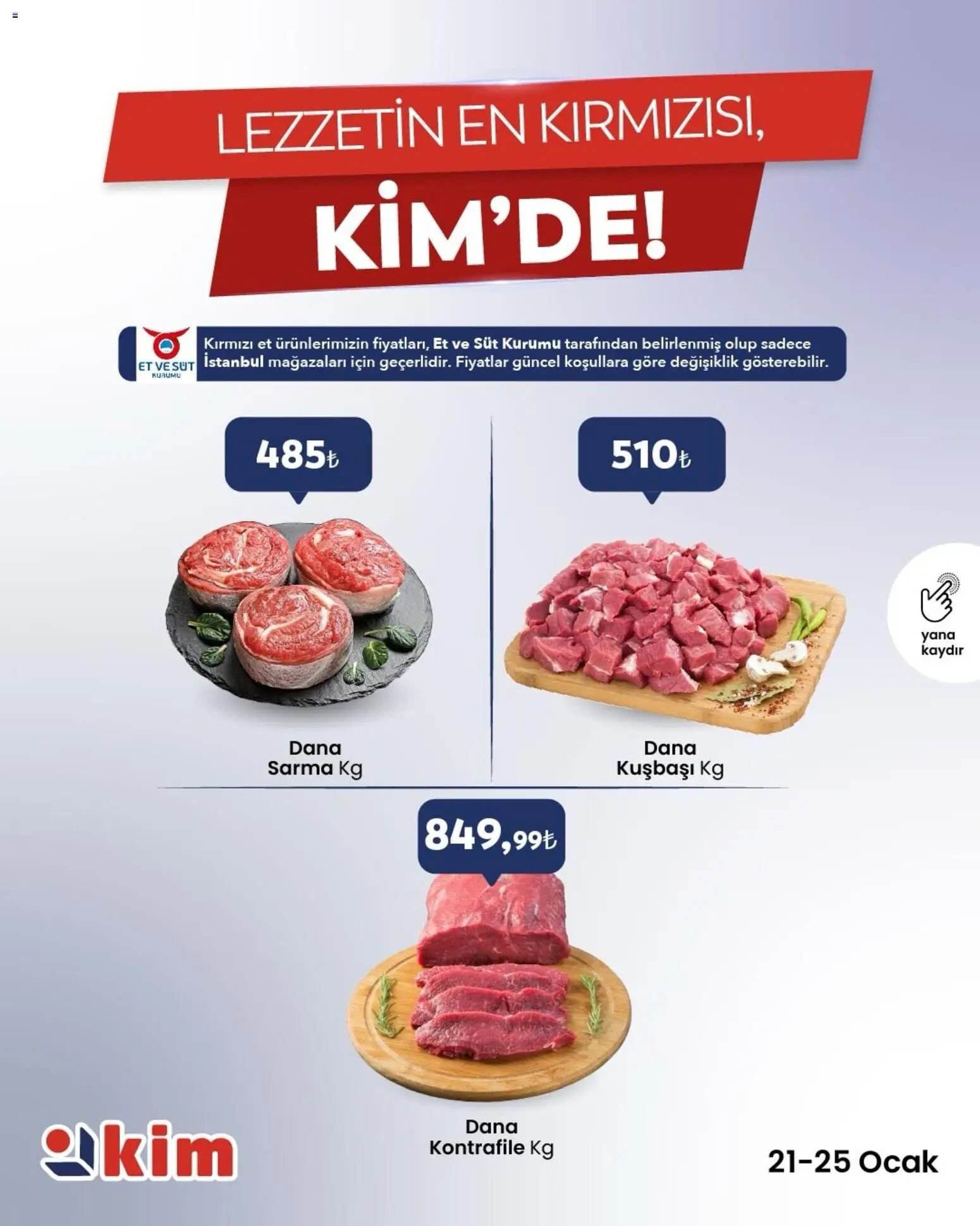 Kim Market Çarşamba’dan Pazar’a Taze ve Temiz Seçimler