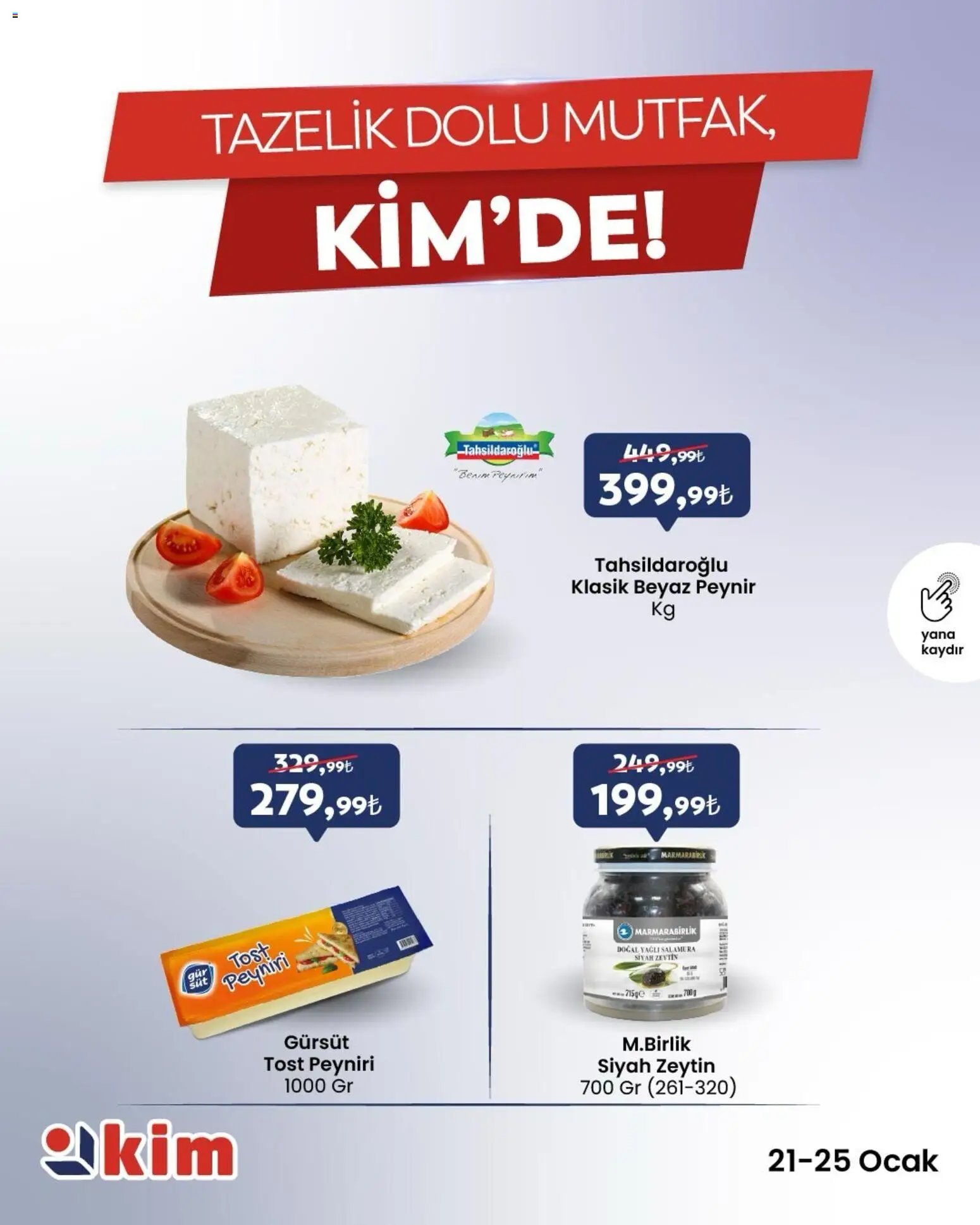 Kim Market Çarşamba’dan Pazar’a Taze ve Temiz Seçimler