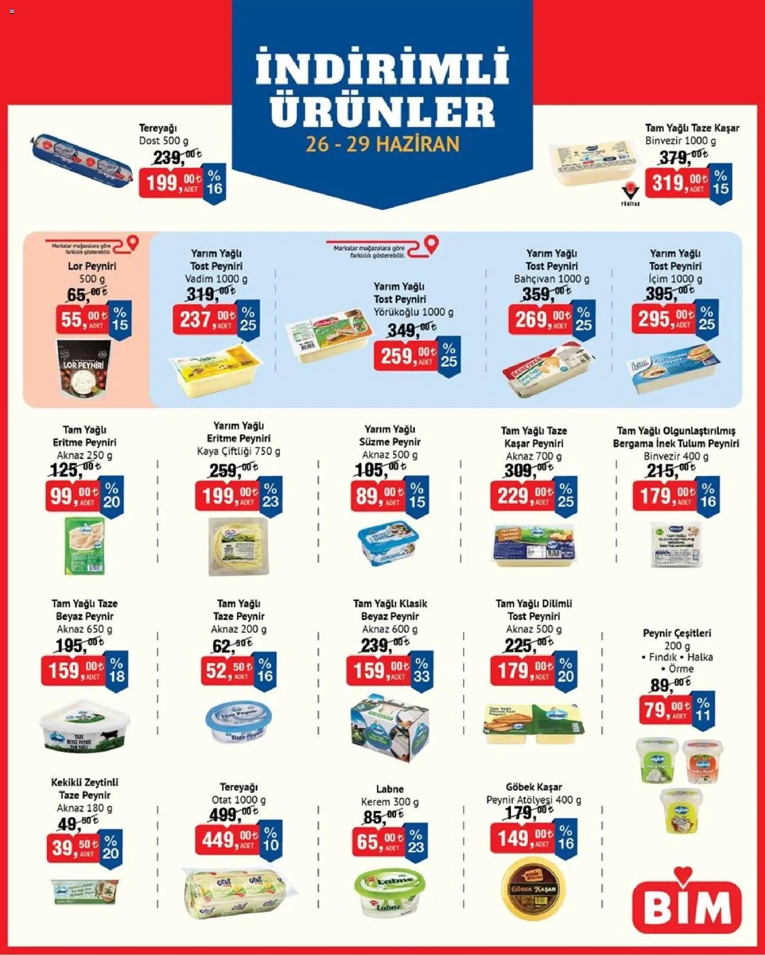 BİM - İndirimli Ürünler