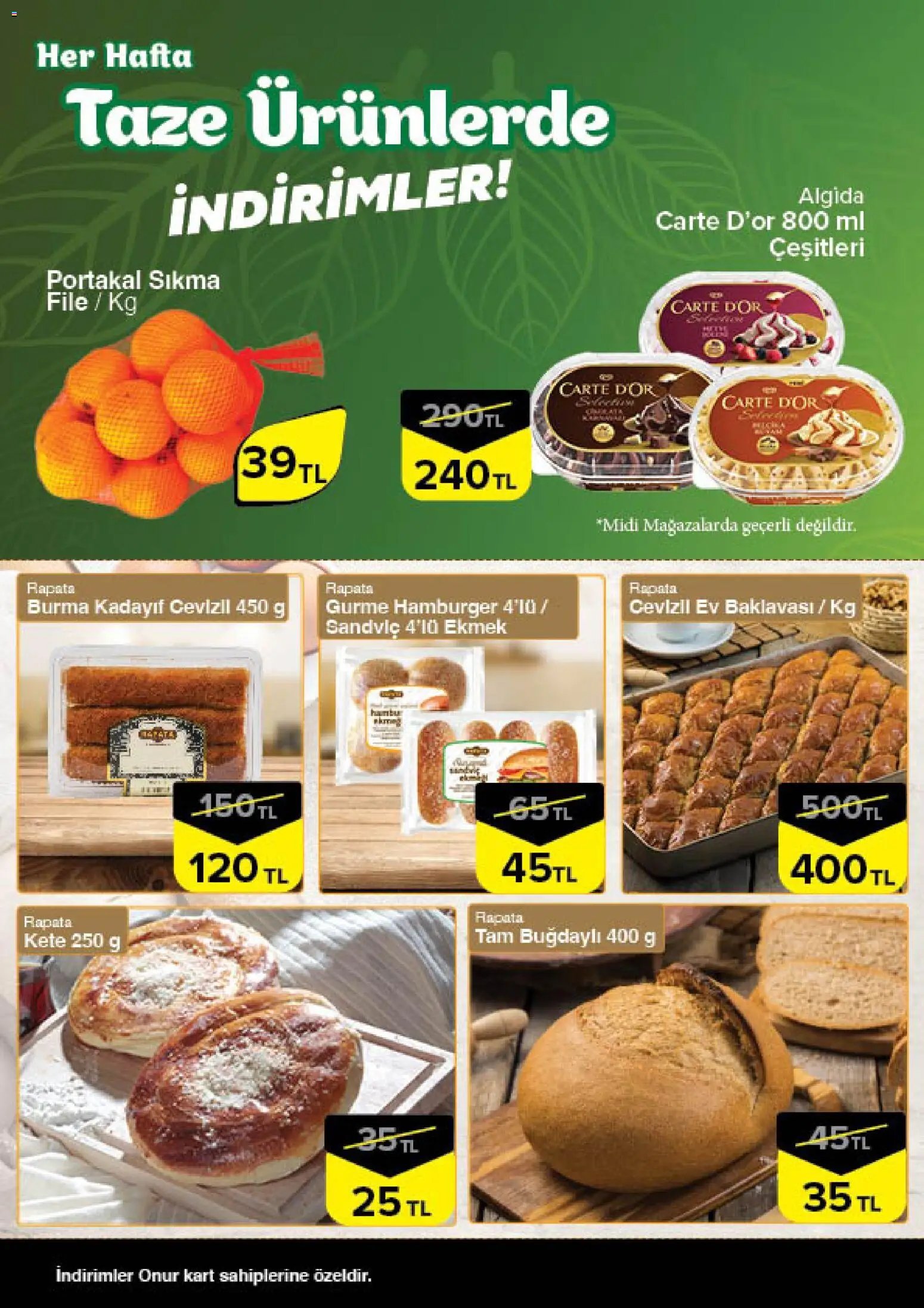 Onur Market - Taze Ürünlerde İndirimler - Bursa