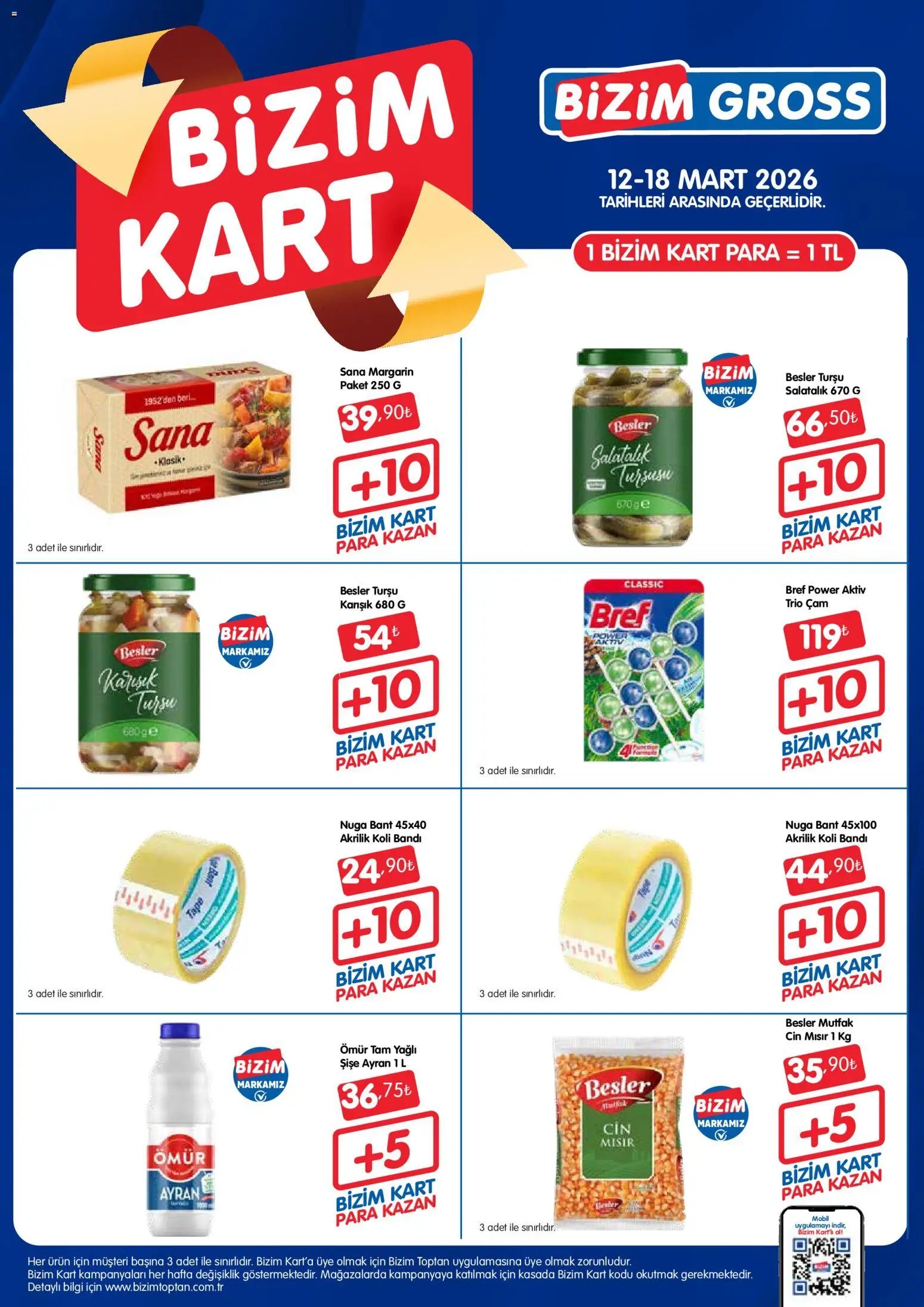 Bizim Toptan - Bizim Kart Katalogu