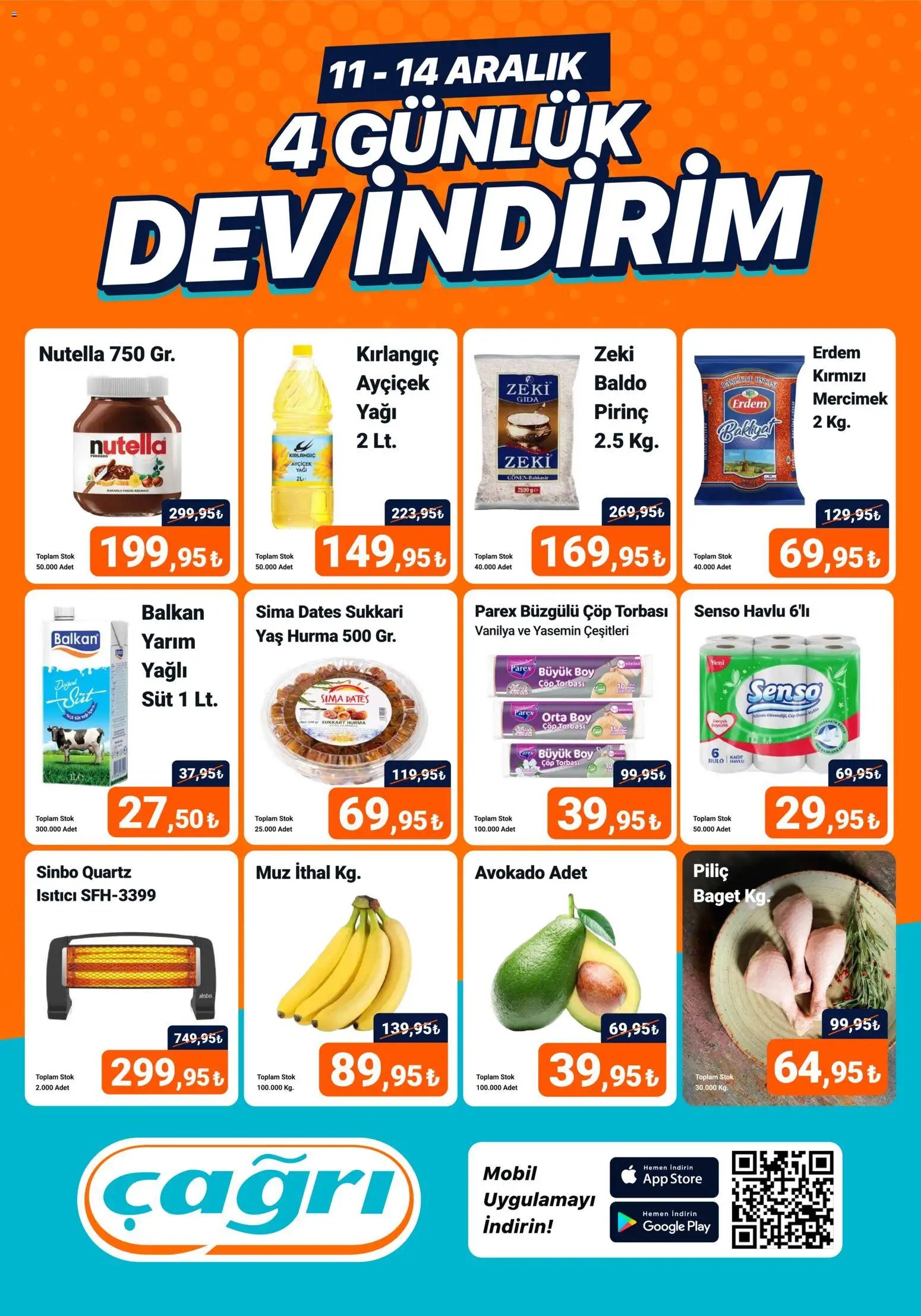 Çağrı Market - 4 Günlük Dev İndirim