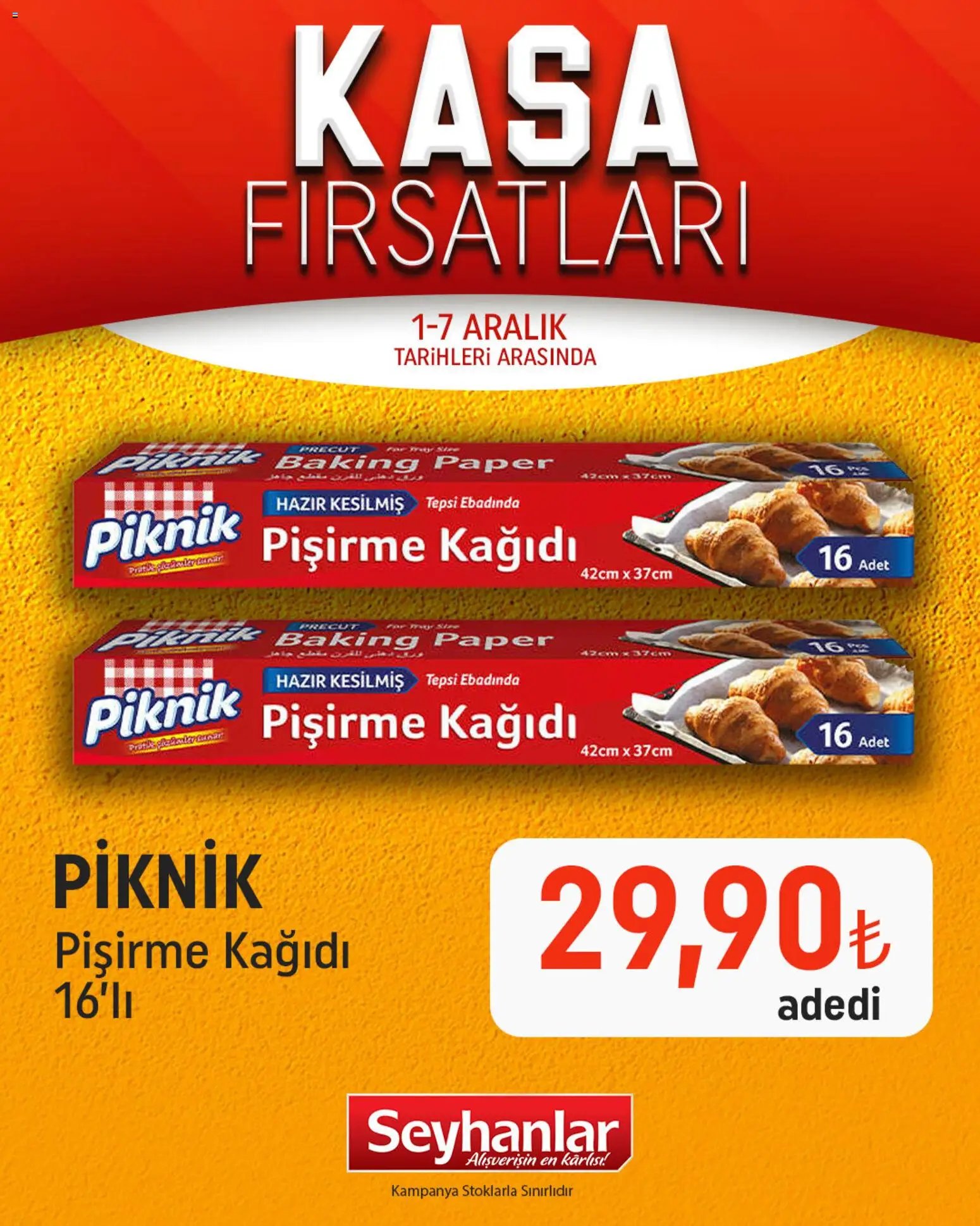 Seyhanlar Market Kasa Fırsatları