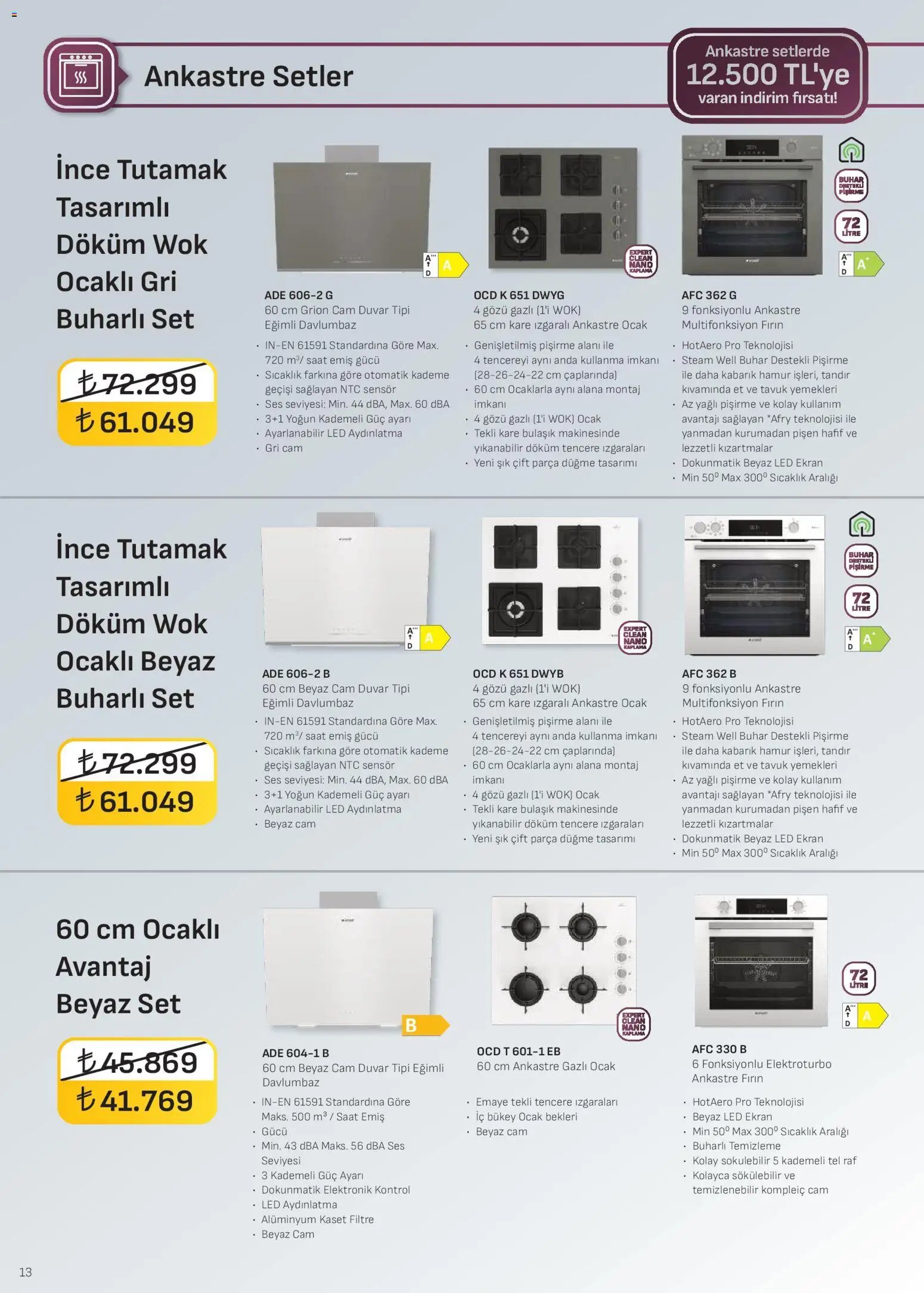 Arçelik Ankastre Kataloğu