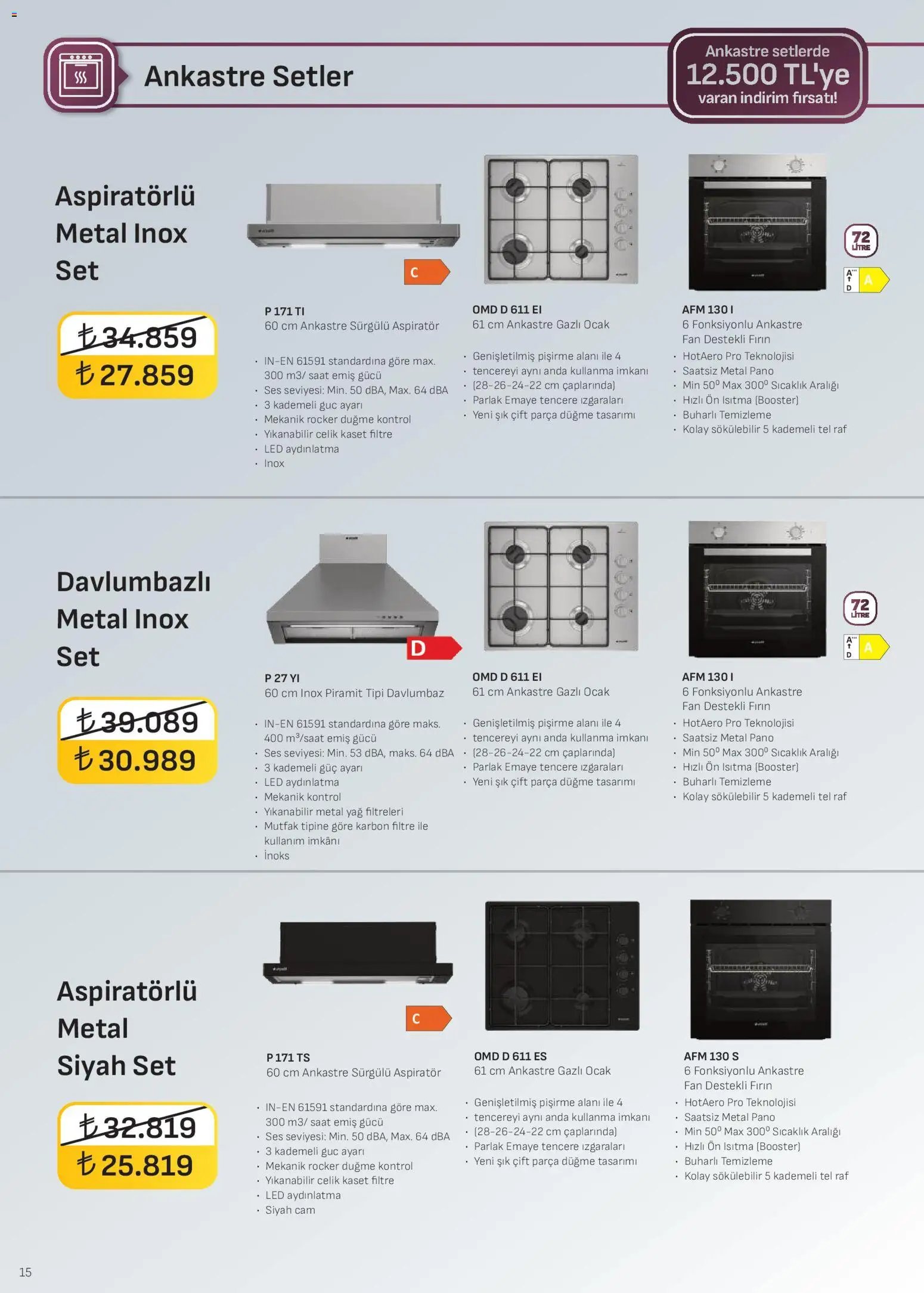 Arçelik Ankastre Kataloğu