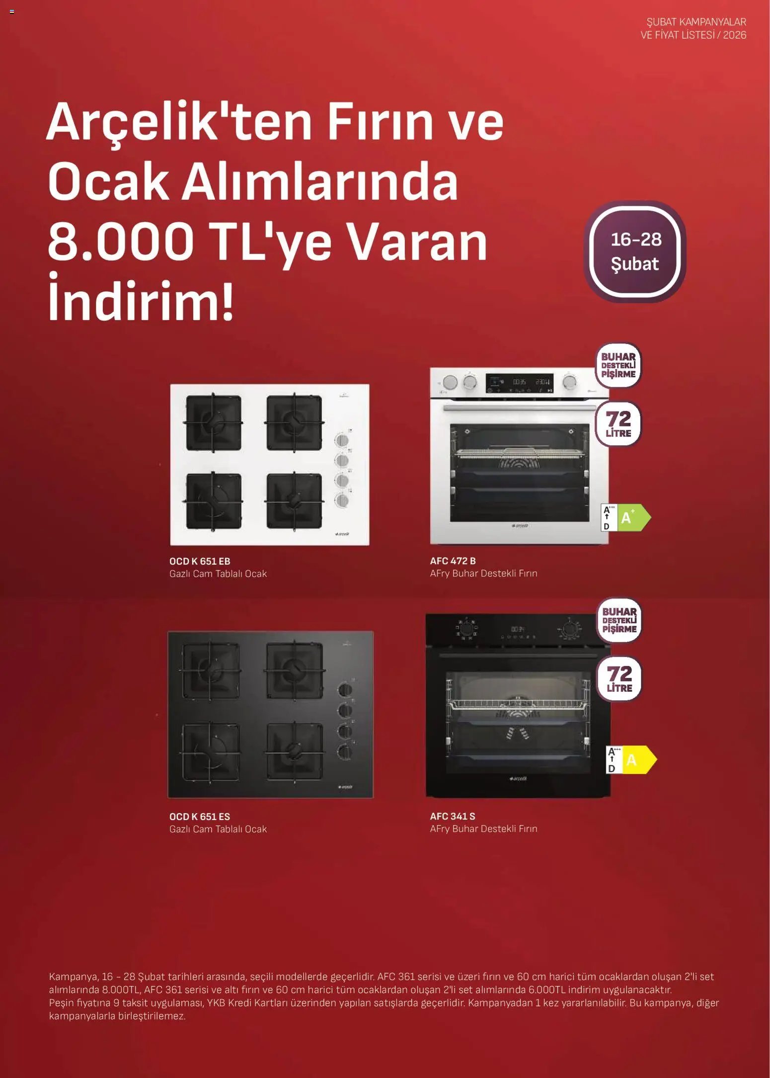 Arçelik Ankastre Kataloğu