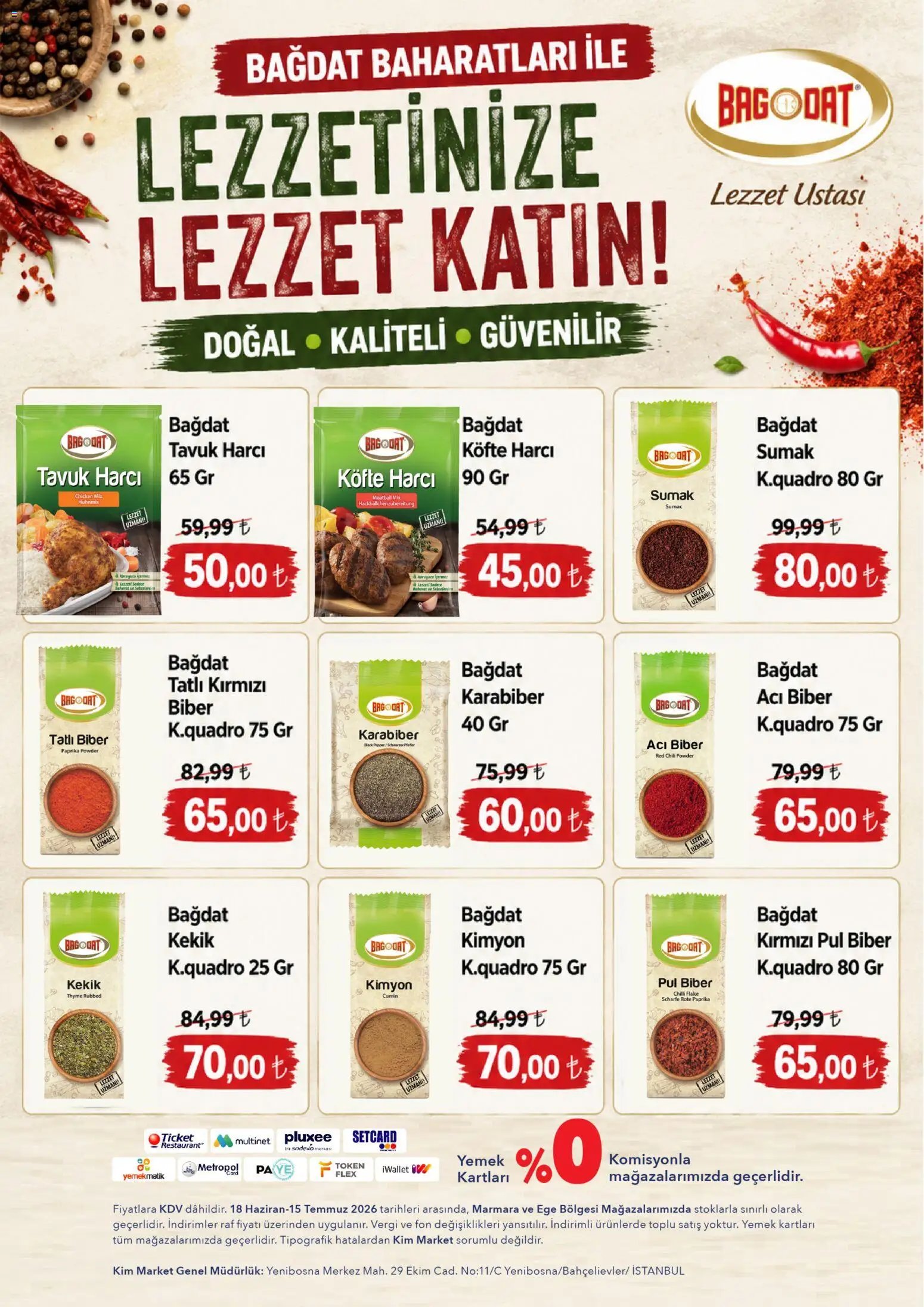 Kim Market - Piknık Insert