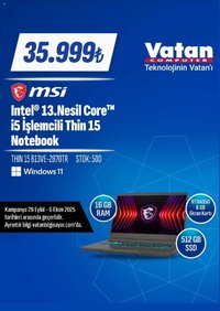 Vatan Bilgisayar İndirim